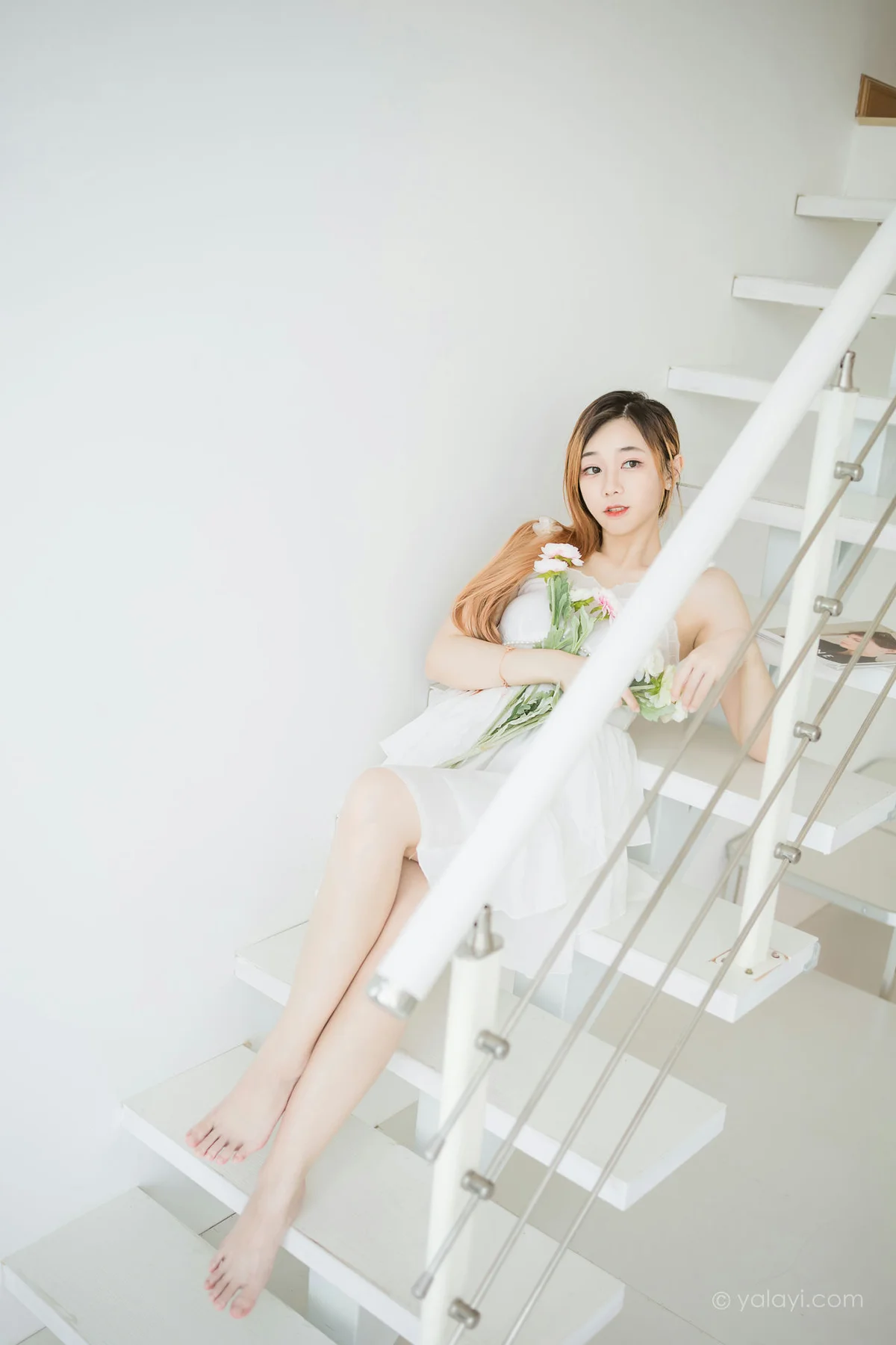 YALAYI 雅拉伊 Vol.947  夜夜 白衣丽人 - 34