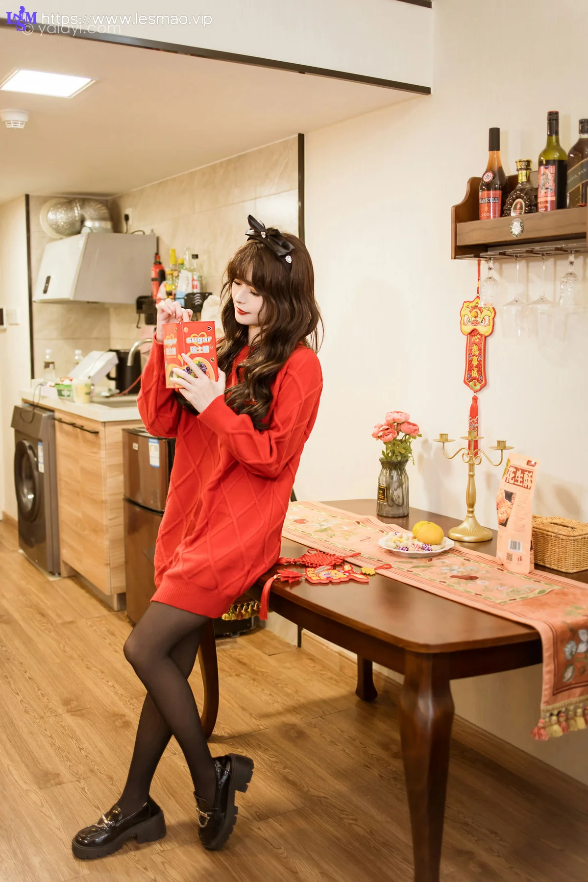 YALAYI 雅拉伊 Vol.955  小亭 穿上你送的红毛衣 - 16