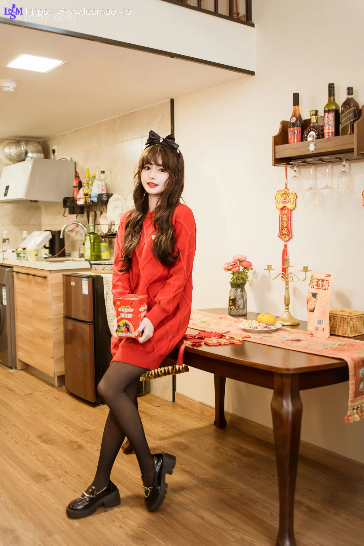YALAYI 雅拉伊 Vol.955  小亭 穿上你送的红毛衣 - 18