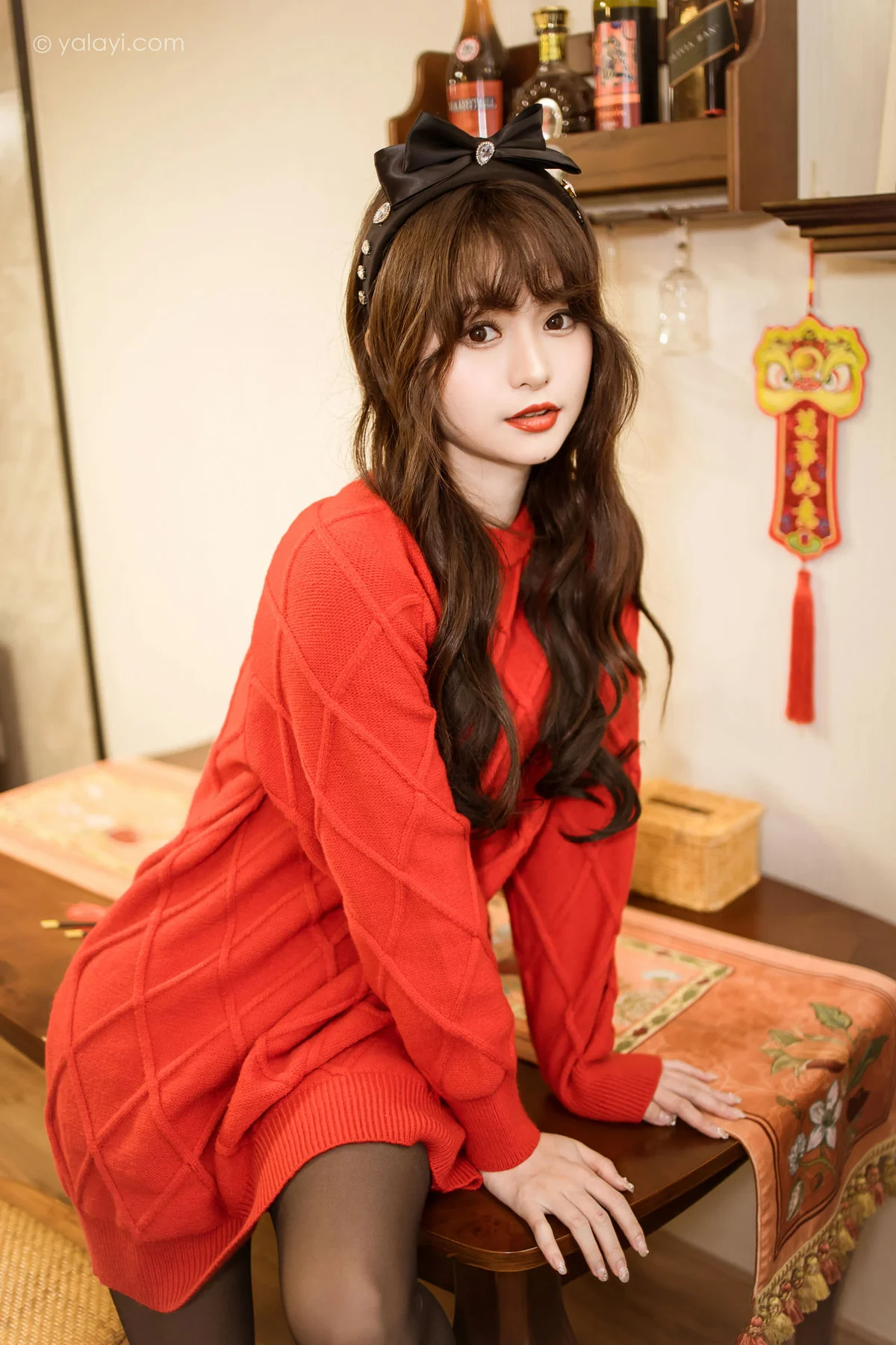 YALAYI 雅拉伊 Vol.955  小亭 穿上你送的红毛衣 - 41