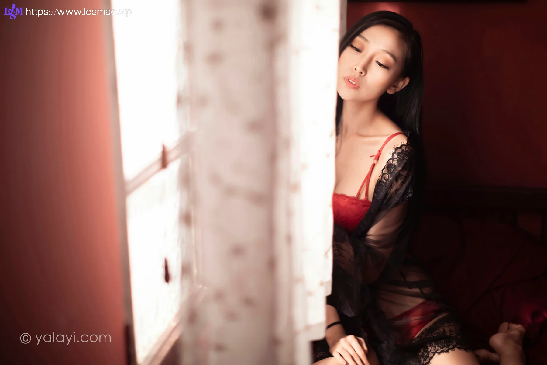 YALAYI 雅拉伊 Vol.959   图雅 一抹红色 - 12