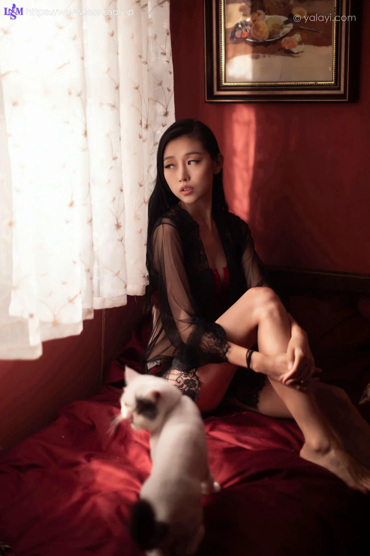 YALAYI 雅拉伊 Vol.959   图雅 一抹红色 - 13