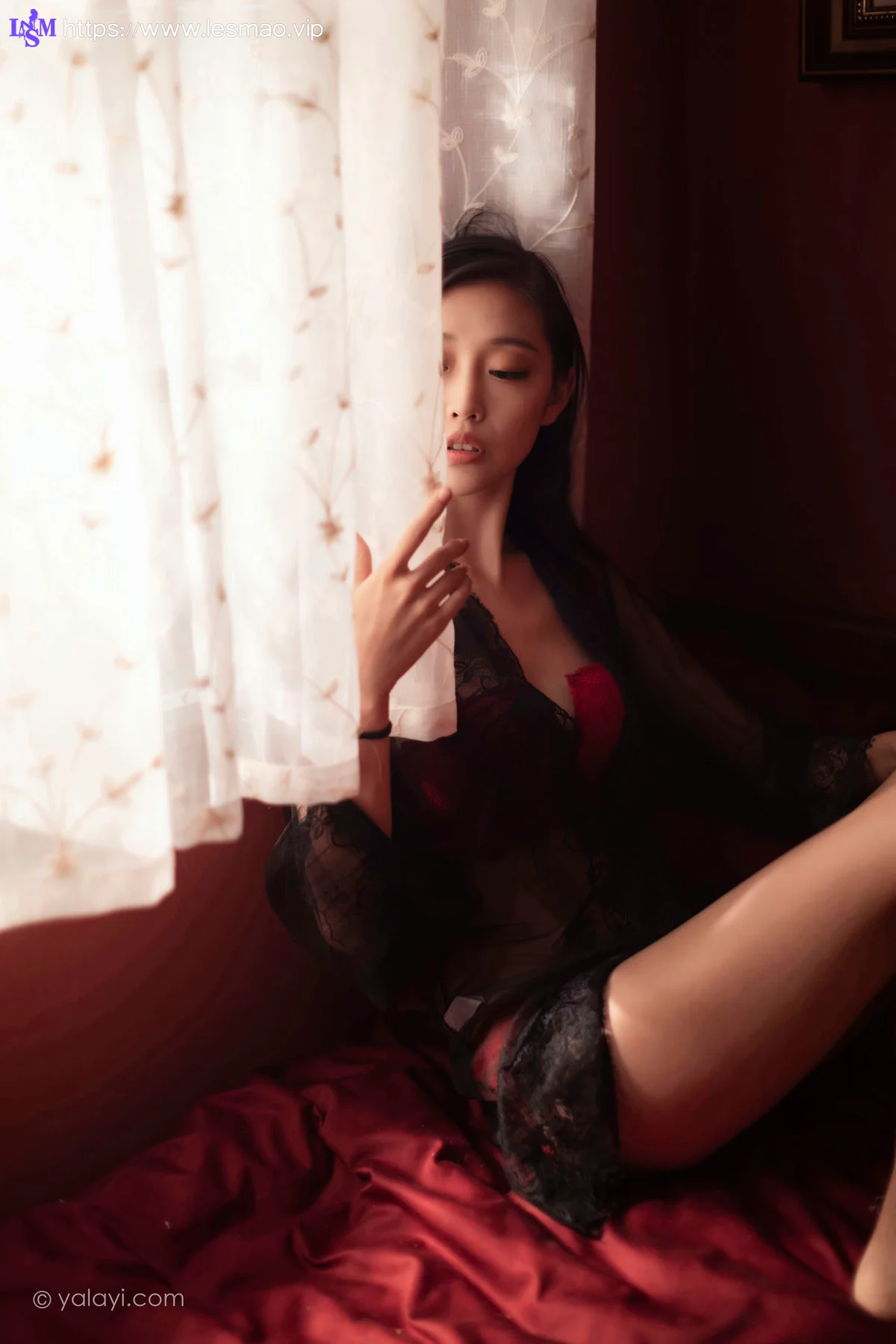 YALAYI 雅拉伊 Vol.959   图雅 一抹红色 - 19