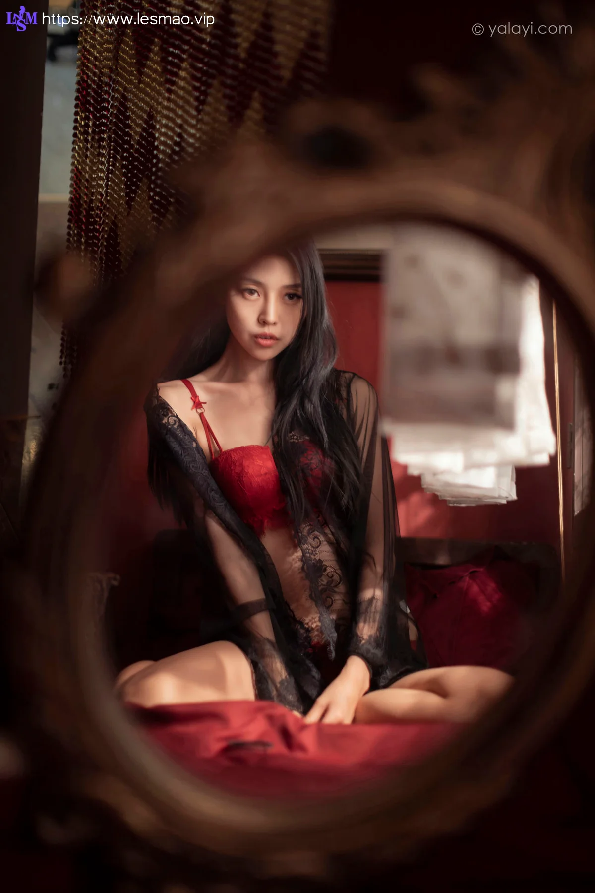 YALAYI 雅拉伊 Vol.959   图雅 一抹红色 - 21