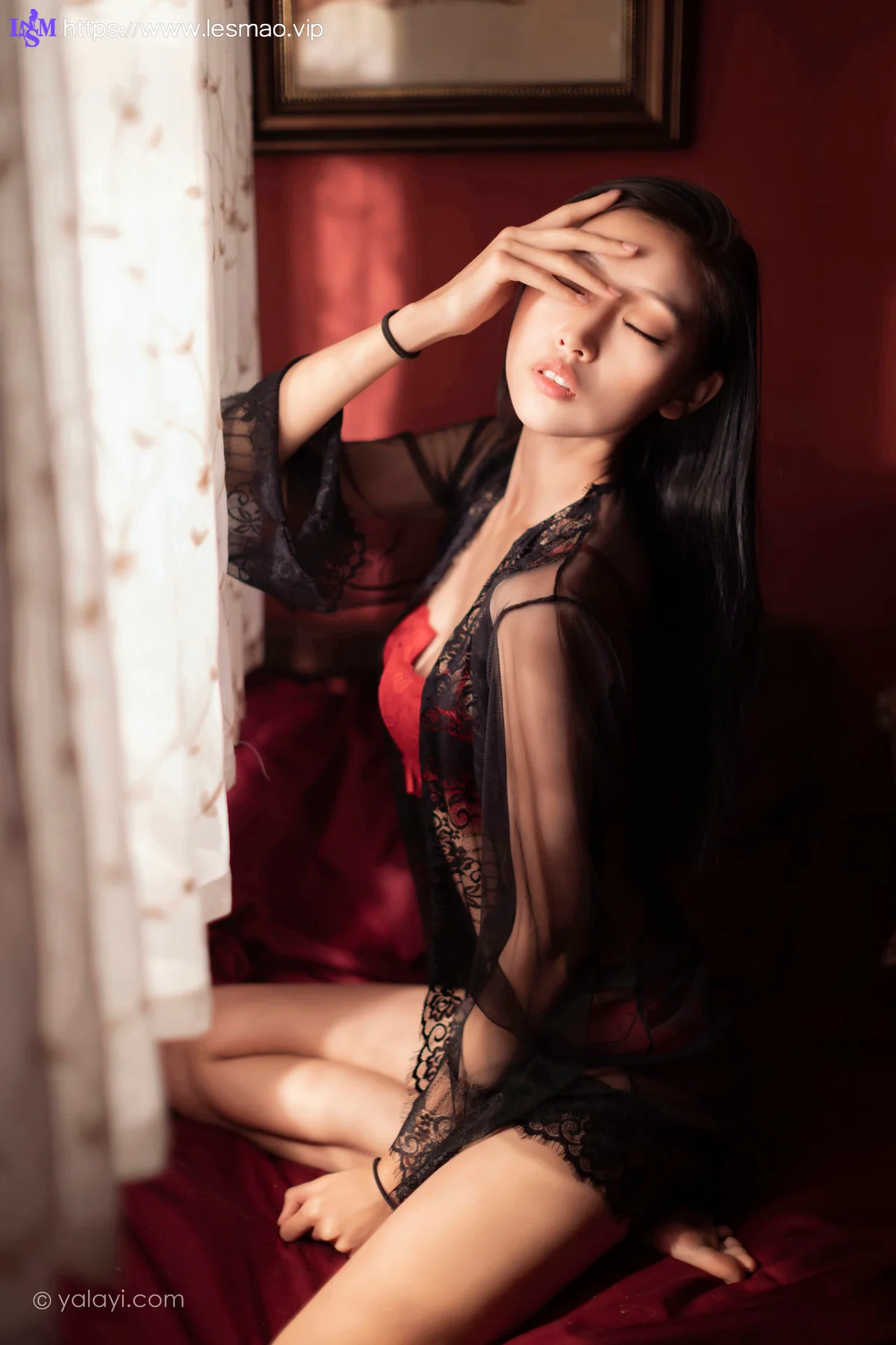 YALAYI 雅拉伊 Vol.959   图雅 一抹红色 - 24