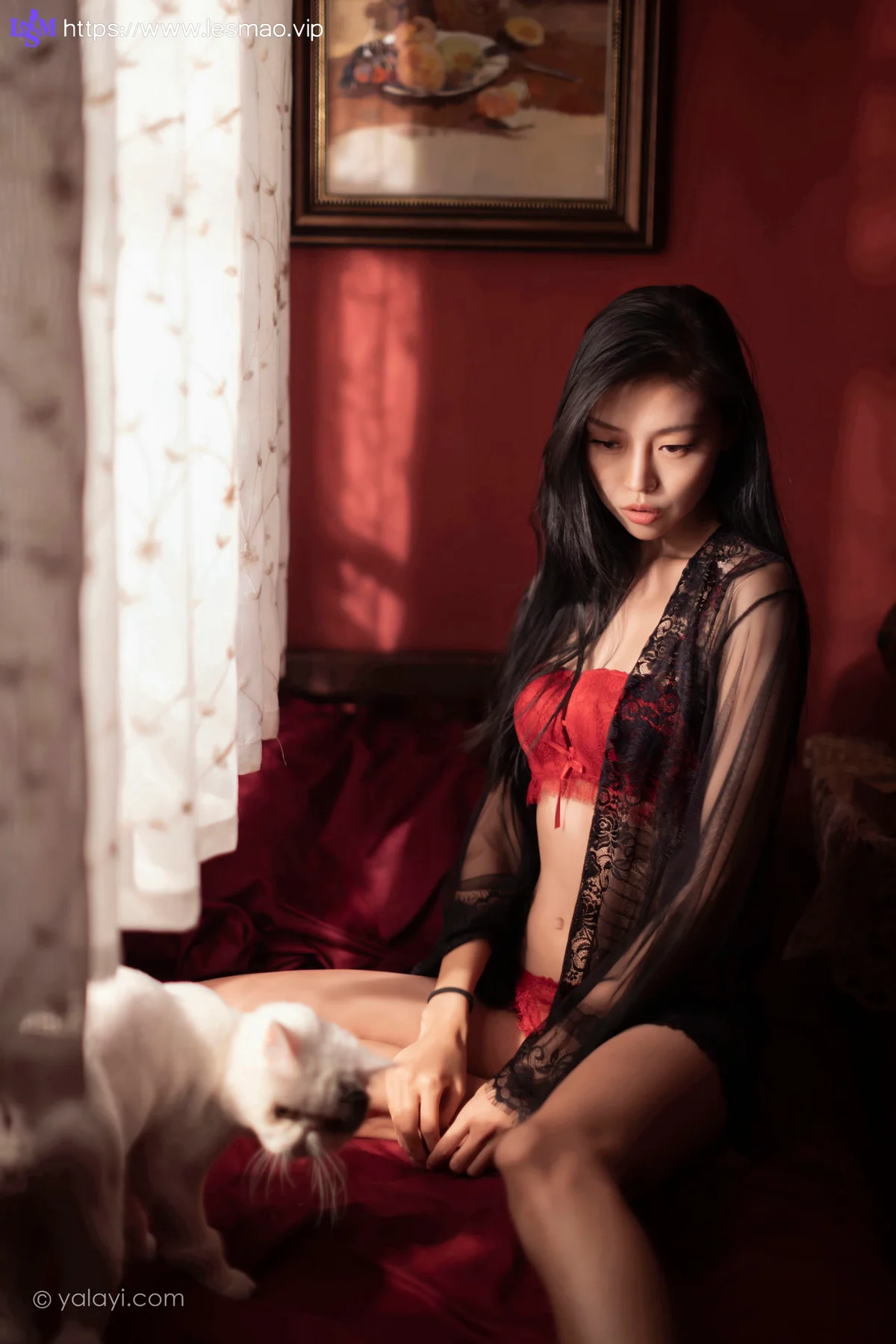 YALAYI 雅拉伊 Vol.959   图雅 一抹红色 - 25