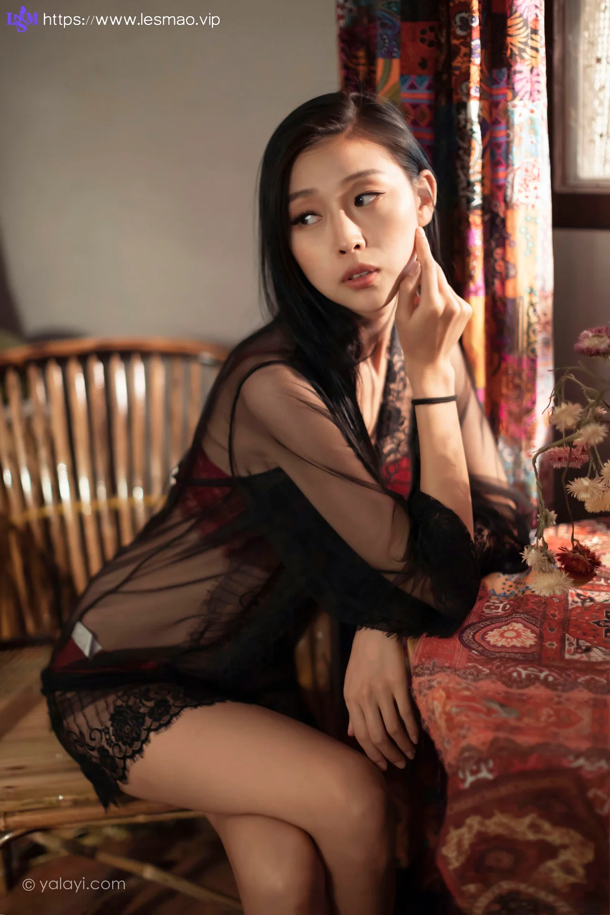 YALAYI 雅拉伊 Vol.959   图雅 一抹红色 - 28
