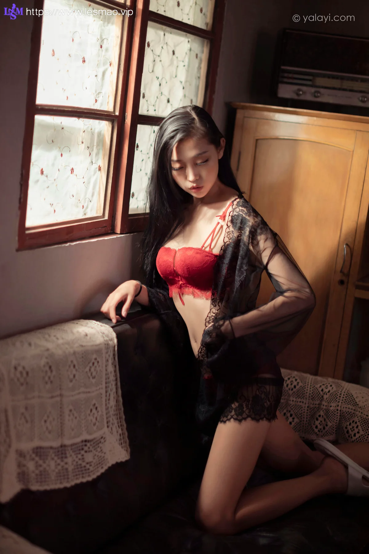 YALAYI 雅拉伊 Vol.959   图雅 一抹红色 - 35