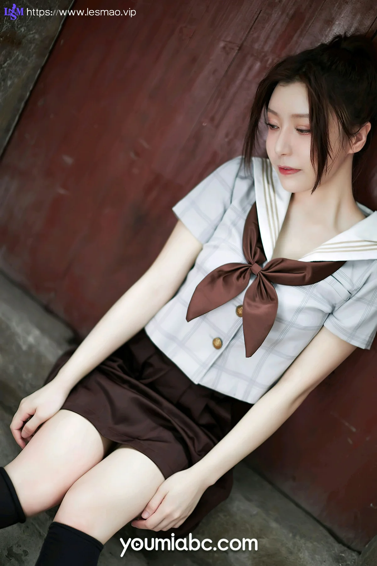 YOUMEI 尤美  2022-08-09-1 白亦 jk少女 - 16