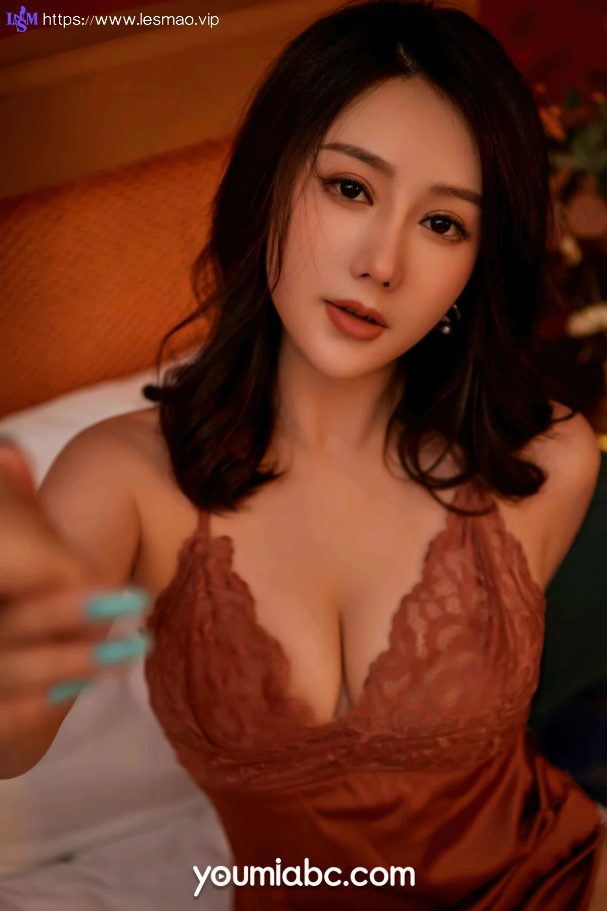 YOUMEI 尤美  2022-11-09-1 沈善熙 性感睡裙 - 16