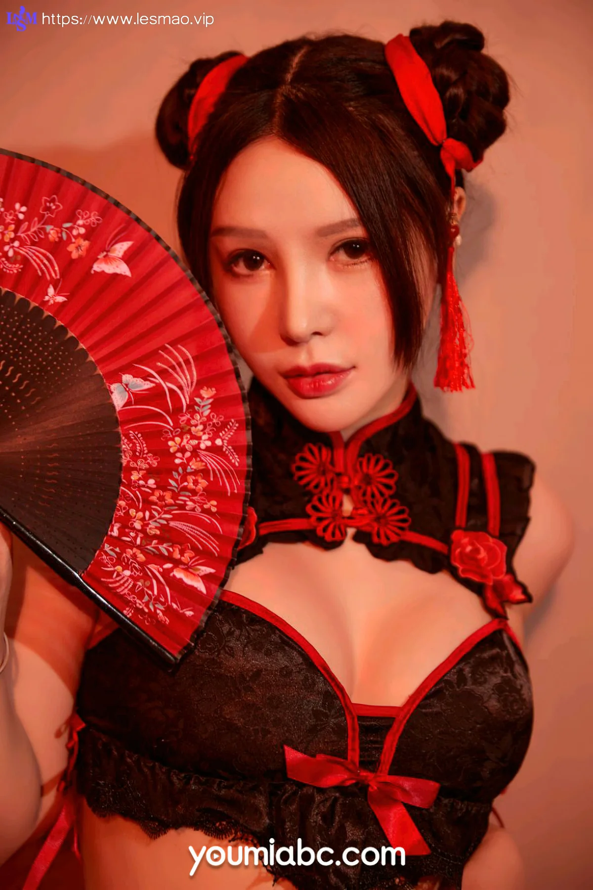 YOUMEI 尤美  2022-11-25-1 李多多 红唇网袜 - 39