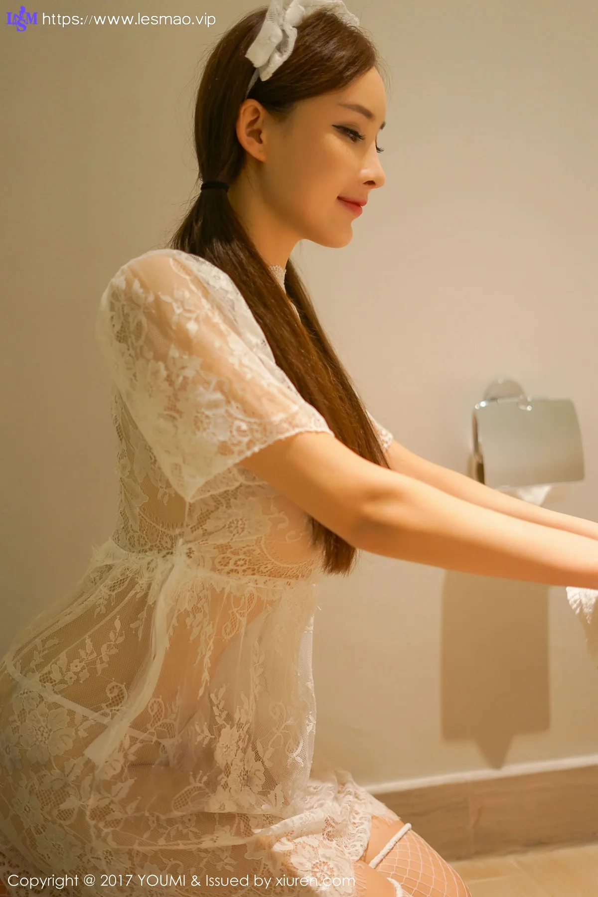 YOUMI 尤蜜荟 Vol.052 Modo 土肥圆矮挫穷 女仆制服 - 15