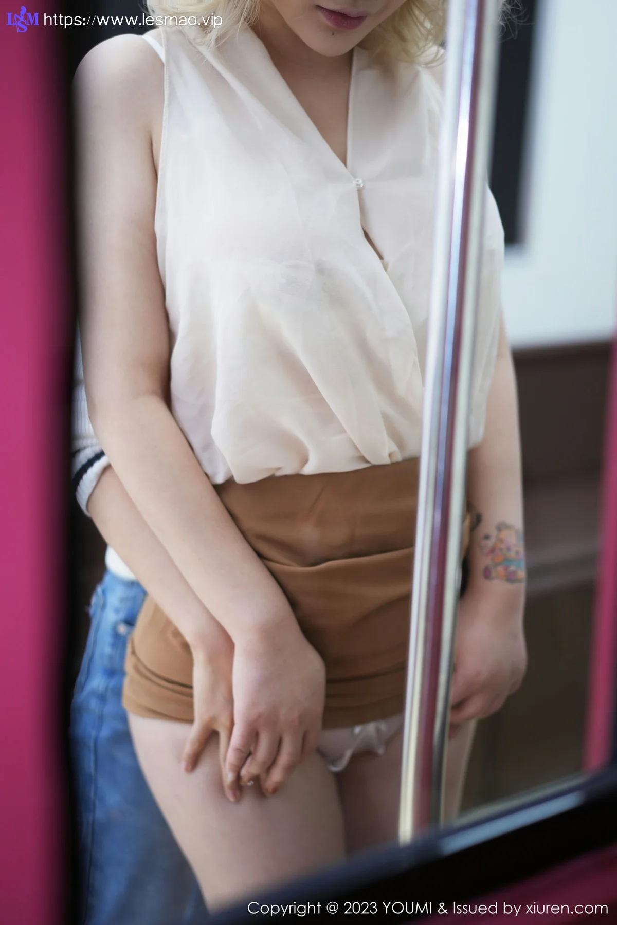 YOUMI 尤蜜荟 Vol.1005 妲己_Toxic 电车美胸肥臀性感写真1 - 11