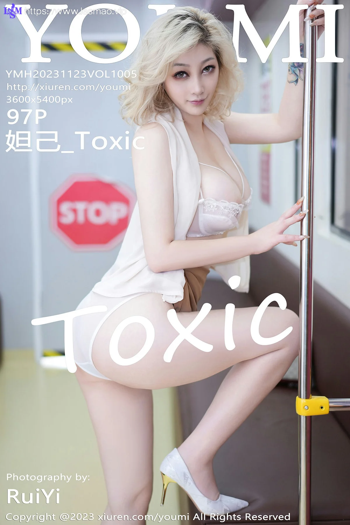 YOUMI 尤蜜荟 Vol.1005 妲己_Toxic 电车美胸肥臀性感写真1 - 97