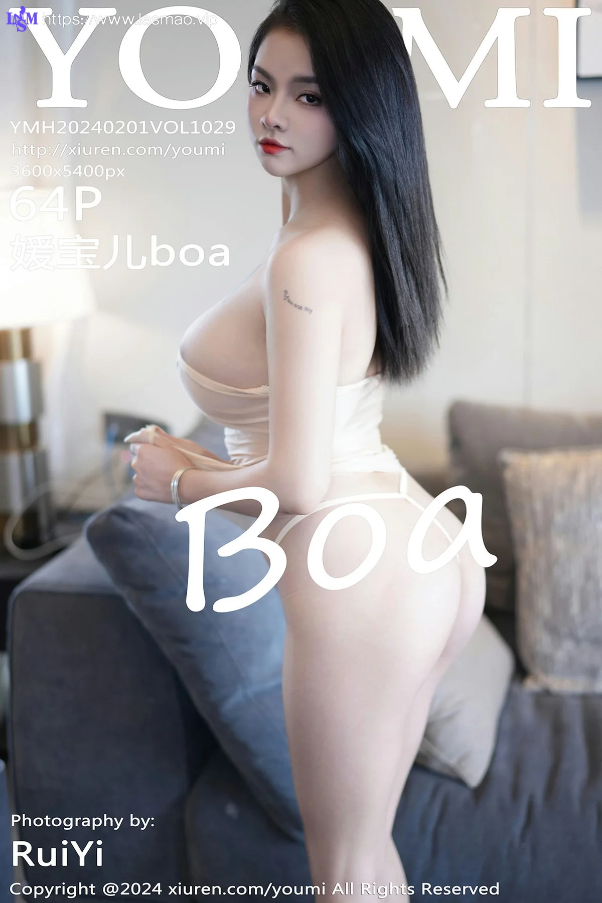 YOUMI 尤蜜荟 Vol.1029 媛宝儿boa 白色轻透服饰性感写真11 - 65
