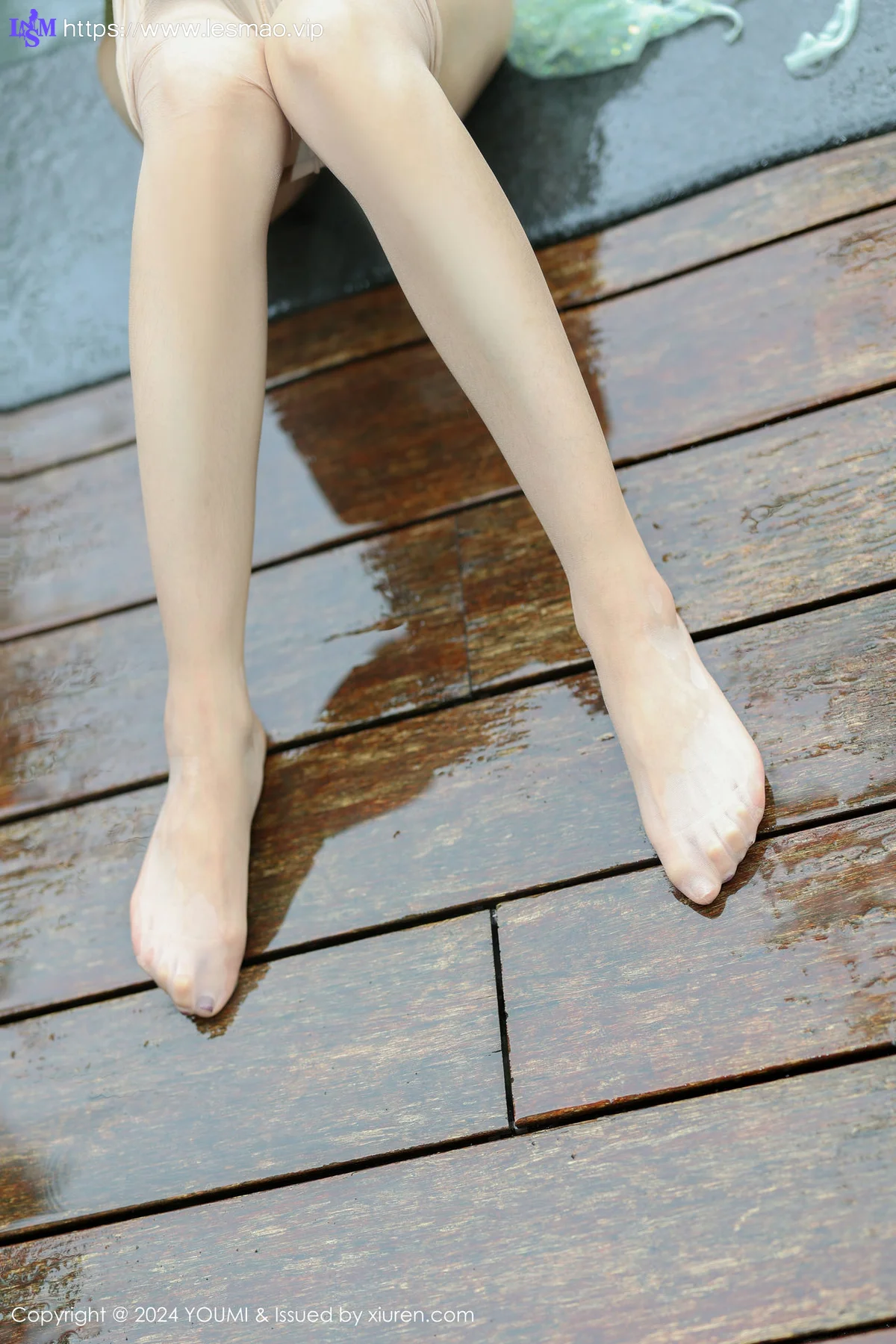 YOUMI 尤蜜荟 Vol.1054 林幼一 浅绿色轻透性感写真1 - 24