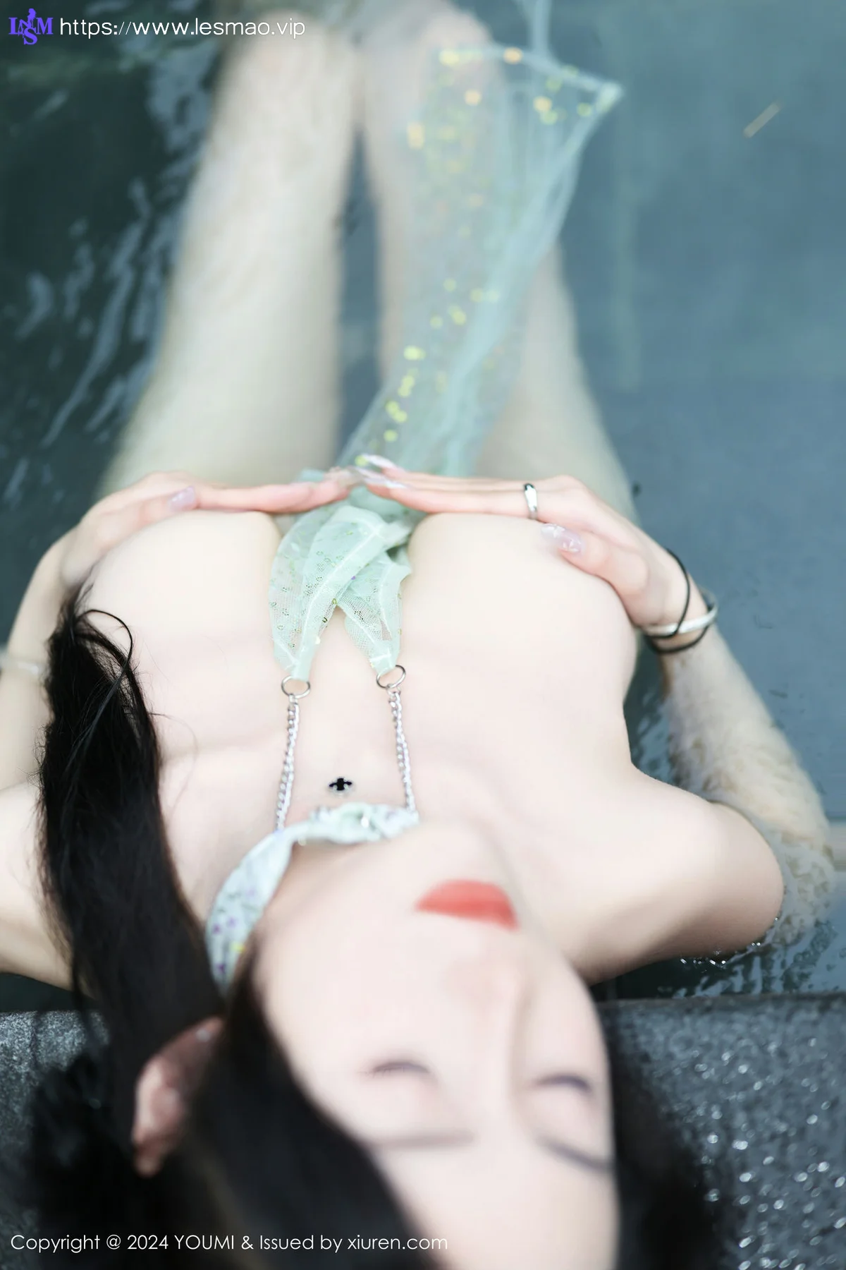 YOUMI 尤蜜荟 Vol.1054 林幼一 浅绿色轻透性感写真1 - 66