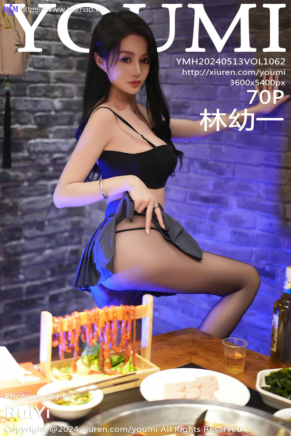 YOUMI 尤蜜荟 Vol.1062 林幼一 JK制服性感写真2 - 71