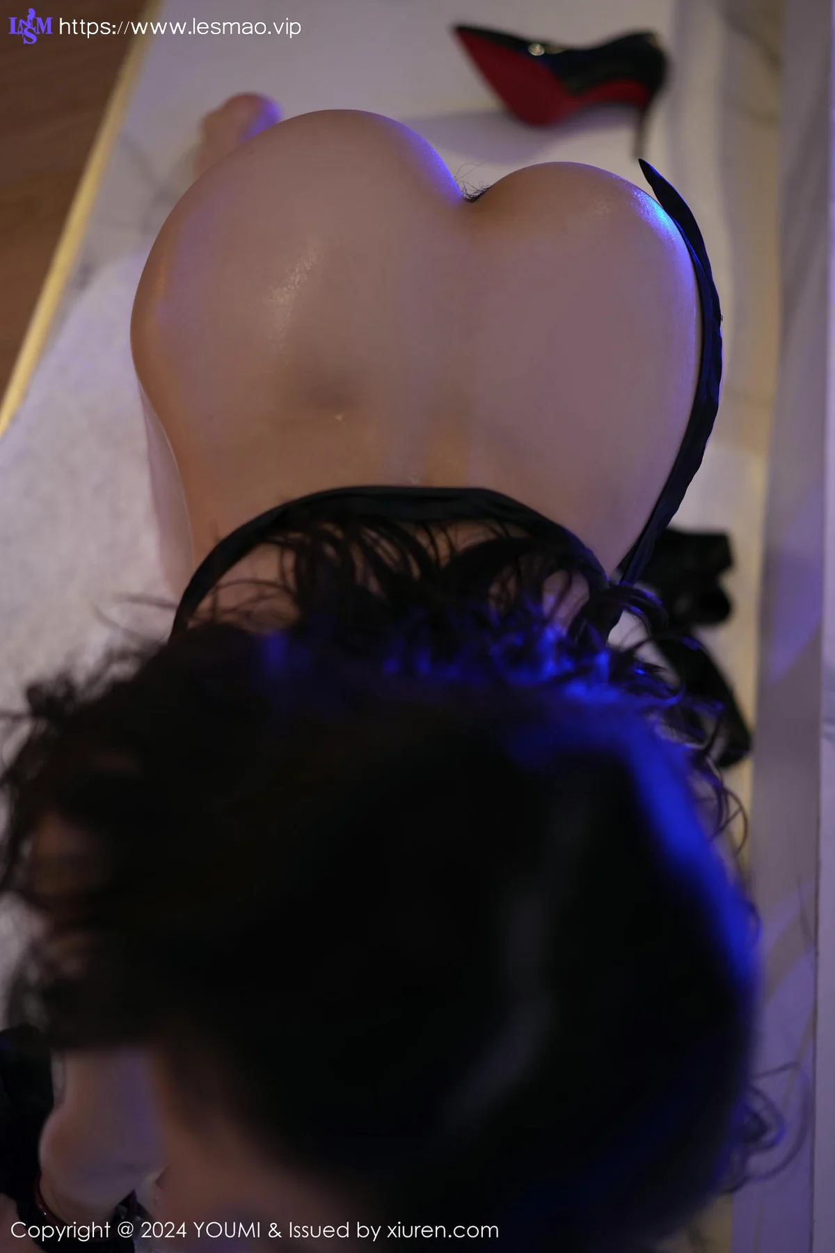 YOUMI 尤蜜荟 Vol.1064 鱼尾fish 黑色情趣性感写真 - 73