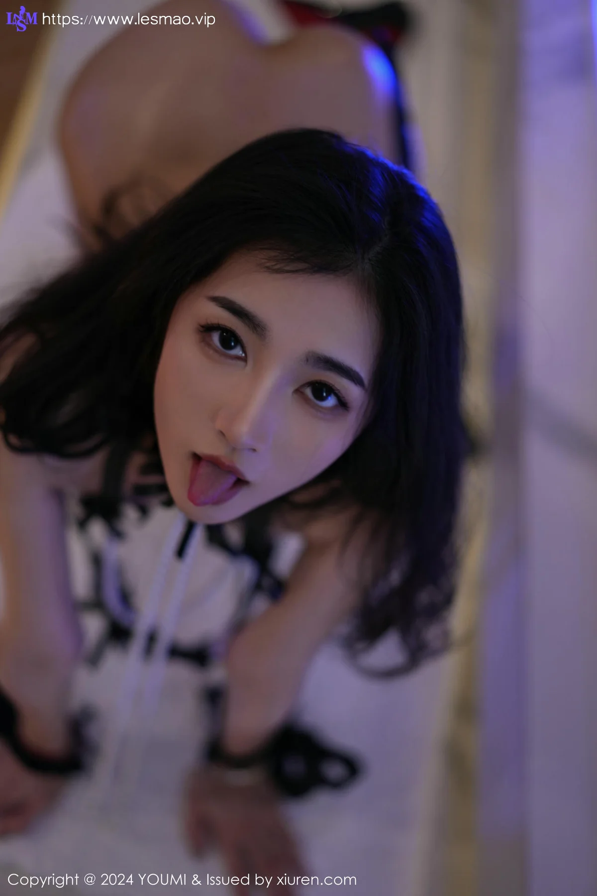 YOUMI 尤蜜荟 Vol.1064 鱼尾fish 黑色情趣性感写真 - 74