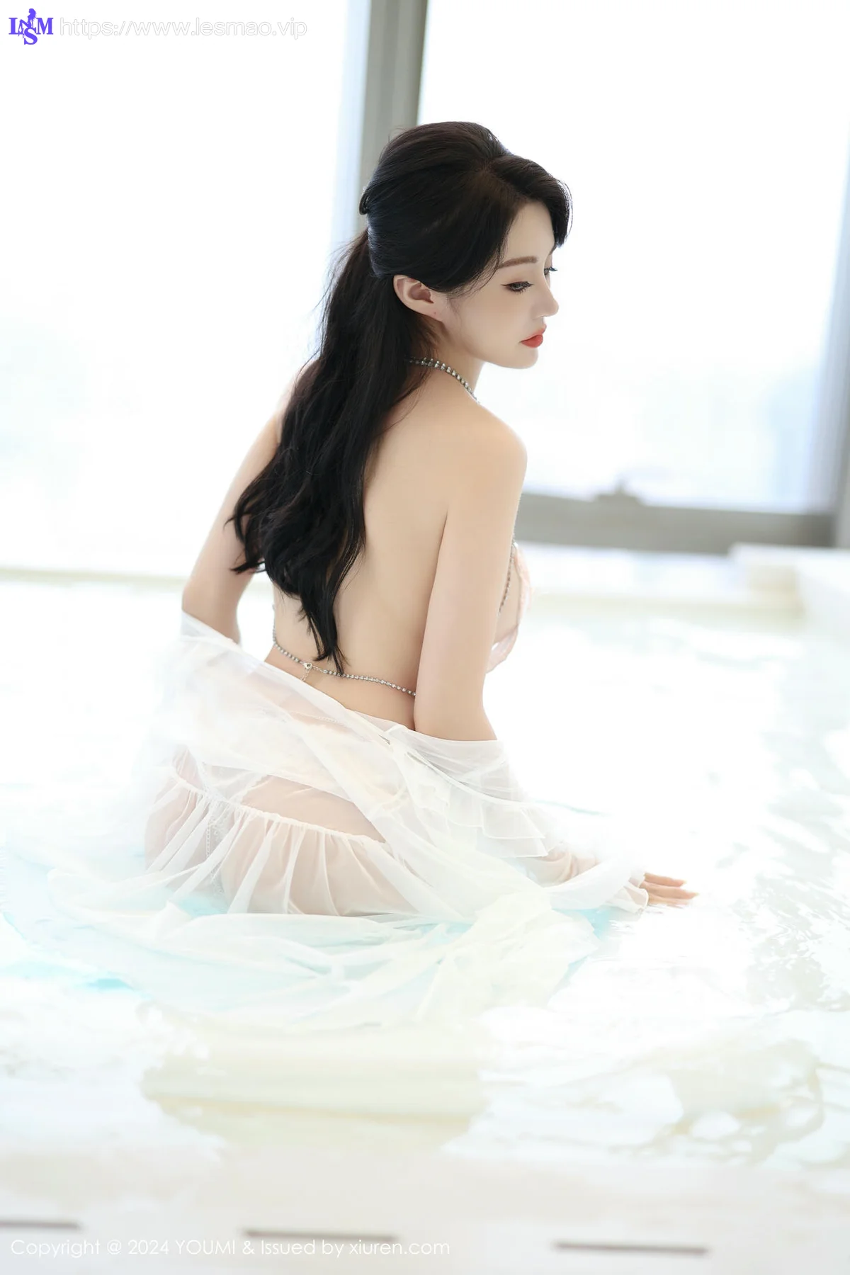 YOUMI 尤蜜荟 Vol.1065 林幼一 白色轻透上衣性感写真22 - 11