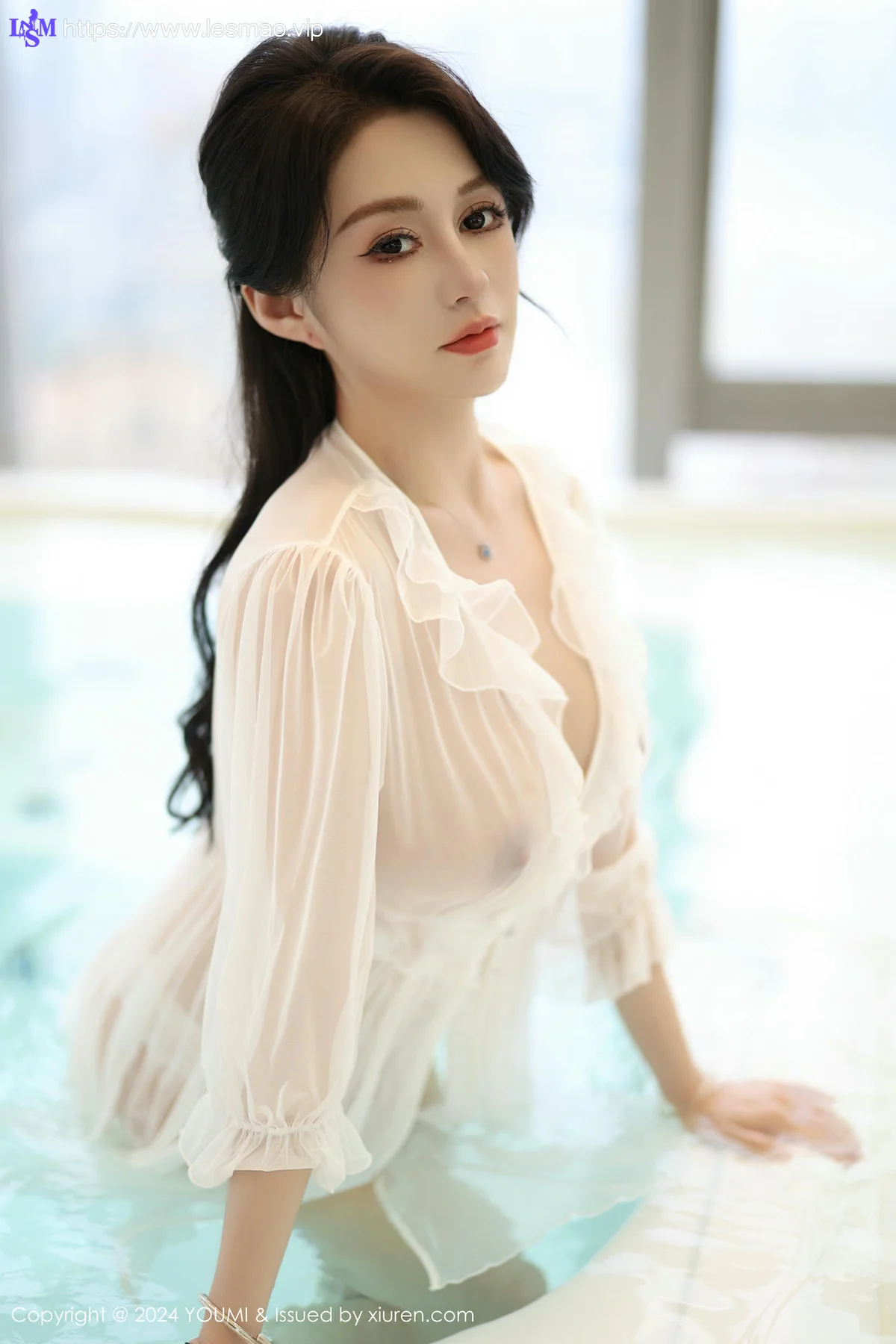 YOUMI 尤蜜荟 Vol.1065 林幼一 白色轻透上衣性感写真22 - 28