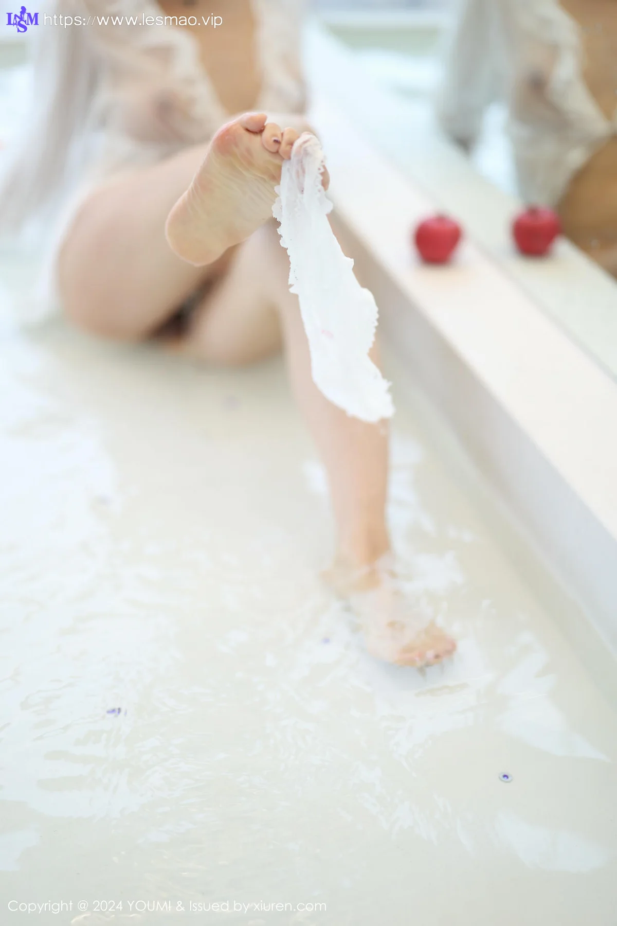 YOUMI 尤蜜荟 Vol.1065 林幼一 白色轻透上衣性感写真22 - 38