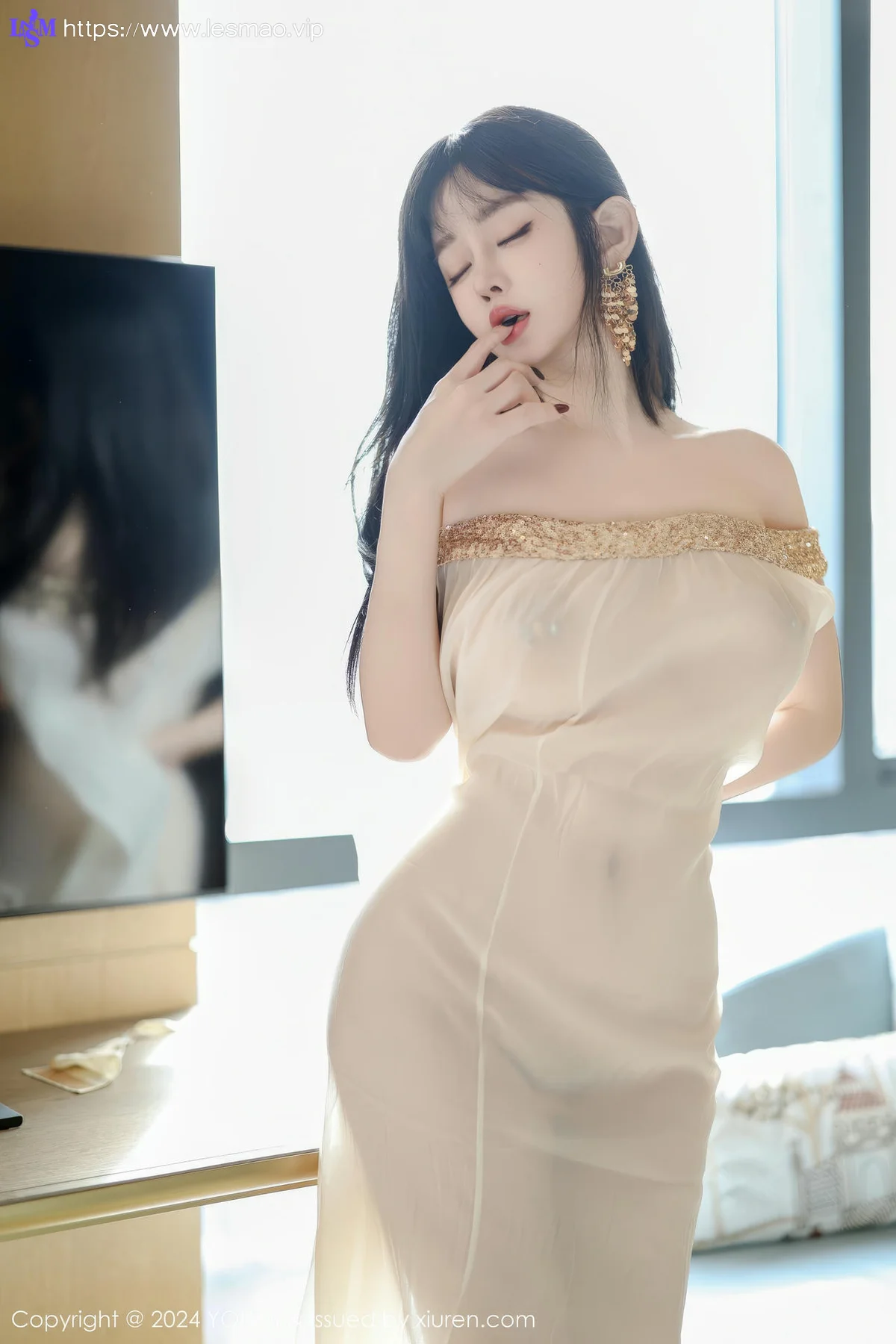 YOUMI 尤蜜荟 Vol.1110 王雨纯 透视玉体翘臀 - 55