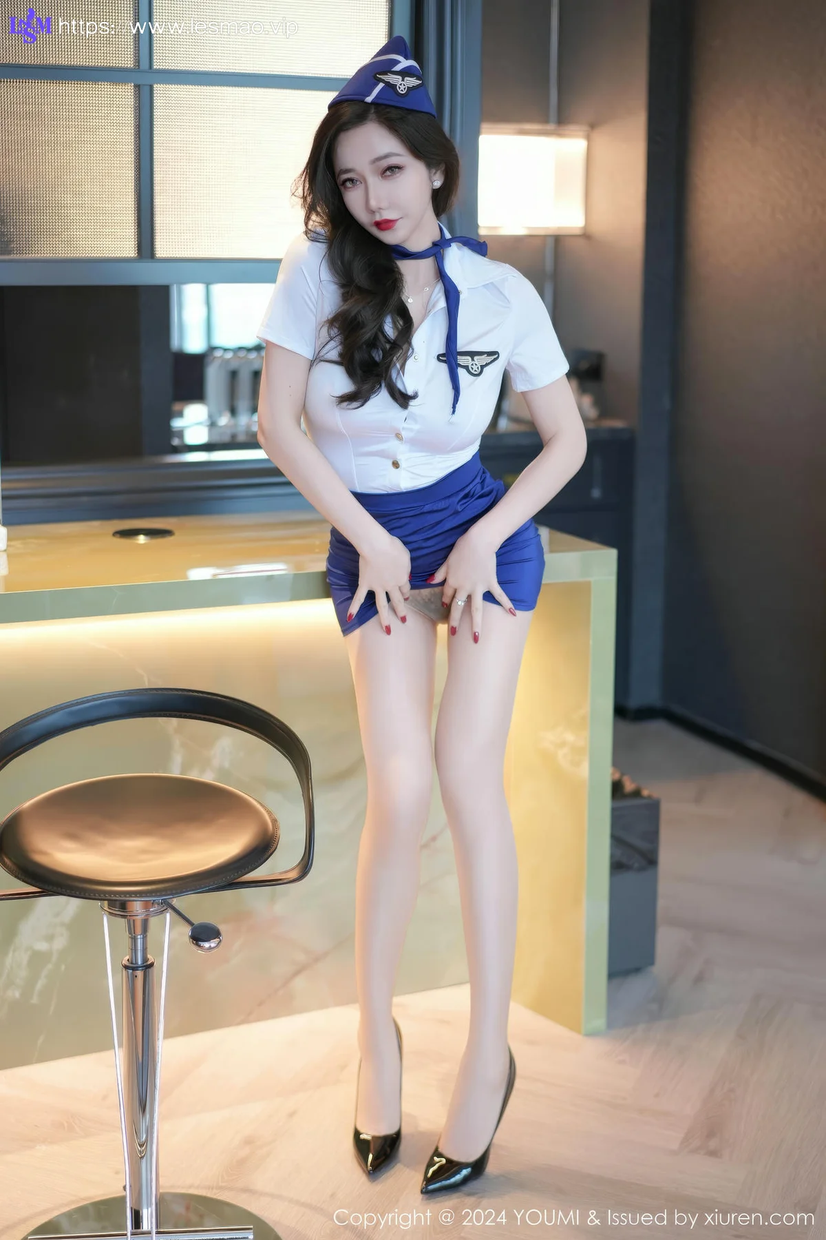 YOUMI 尤蜜荟 Vol.1115 心妍小公主 空姐制服诱惑 - 18