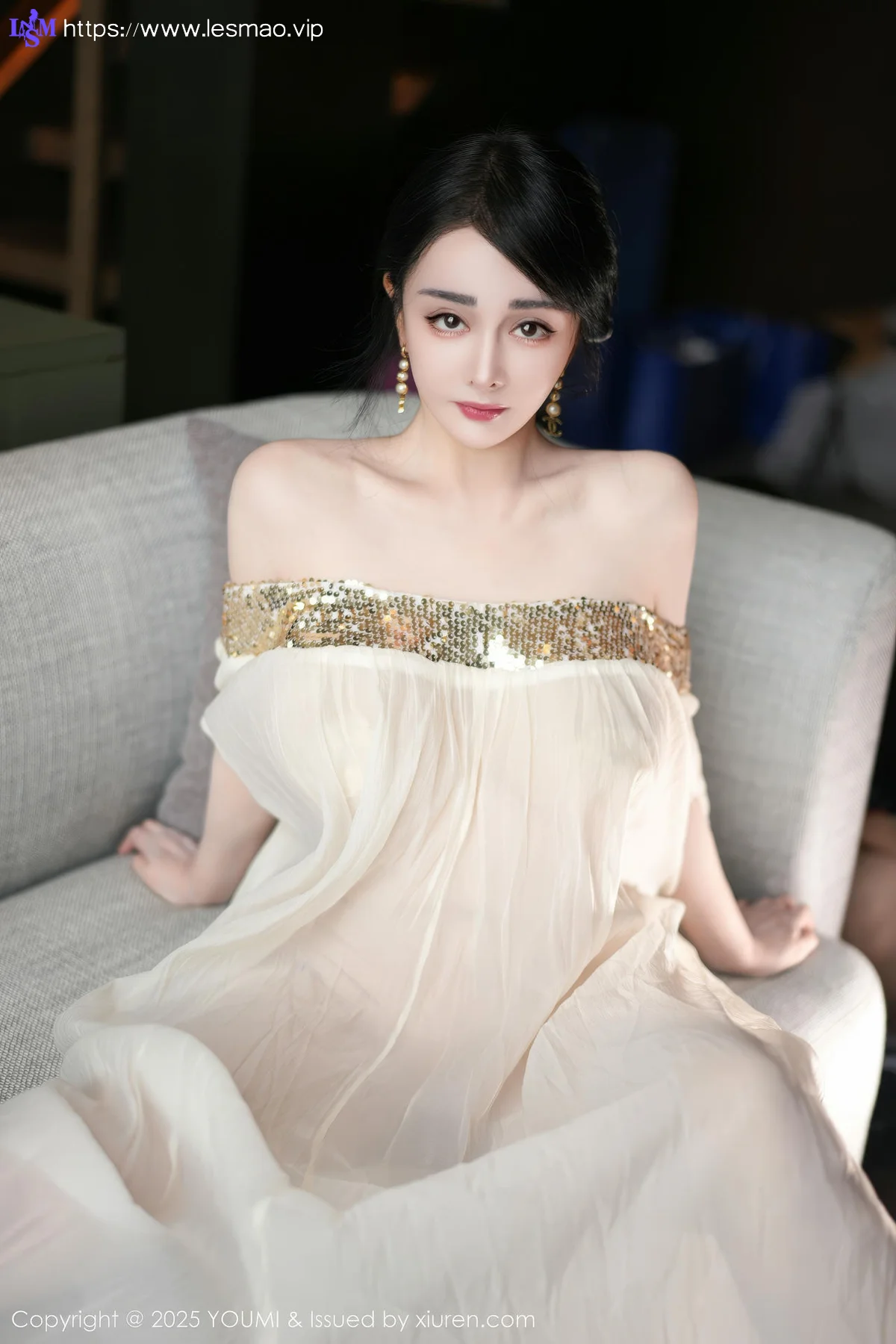 YOUMI 尤蜜荟 Vol.1132 允爾 金色吊坠式服饰 - 17