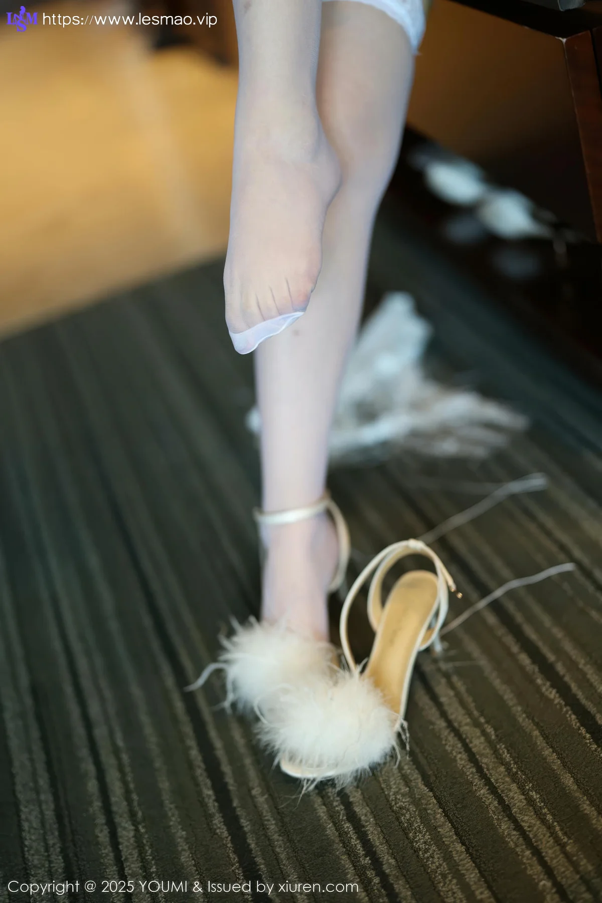 YOUMI 尤蜜荟 Vol.1163 桃桃·夭夭twins 性感白色蕾丝内衣 - 42