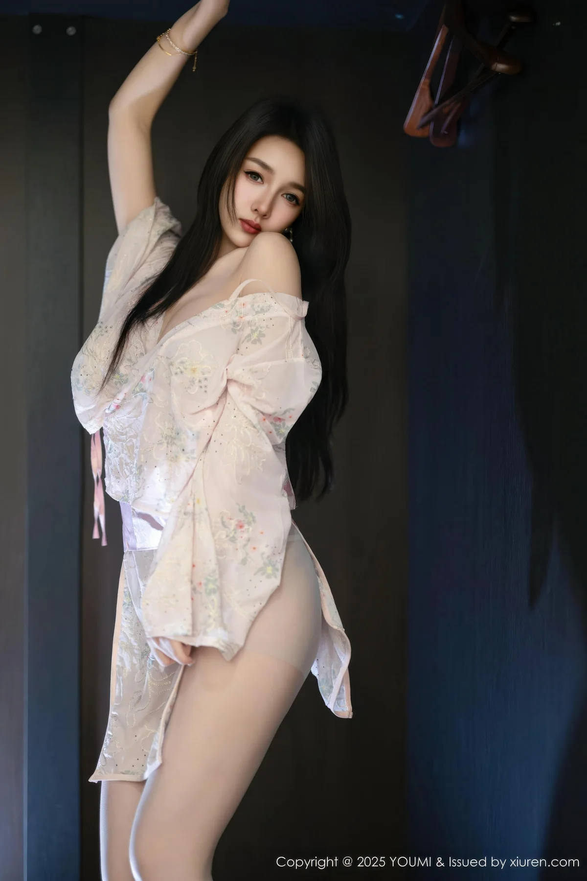 YOUMI 尤蜜荟 Vol.1194 Twins天夭 连衣裙肉色丝袜 - 36