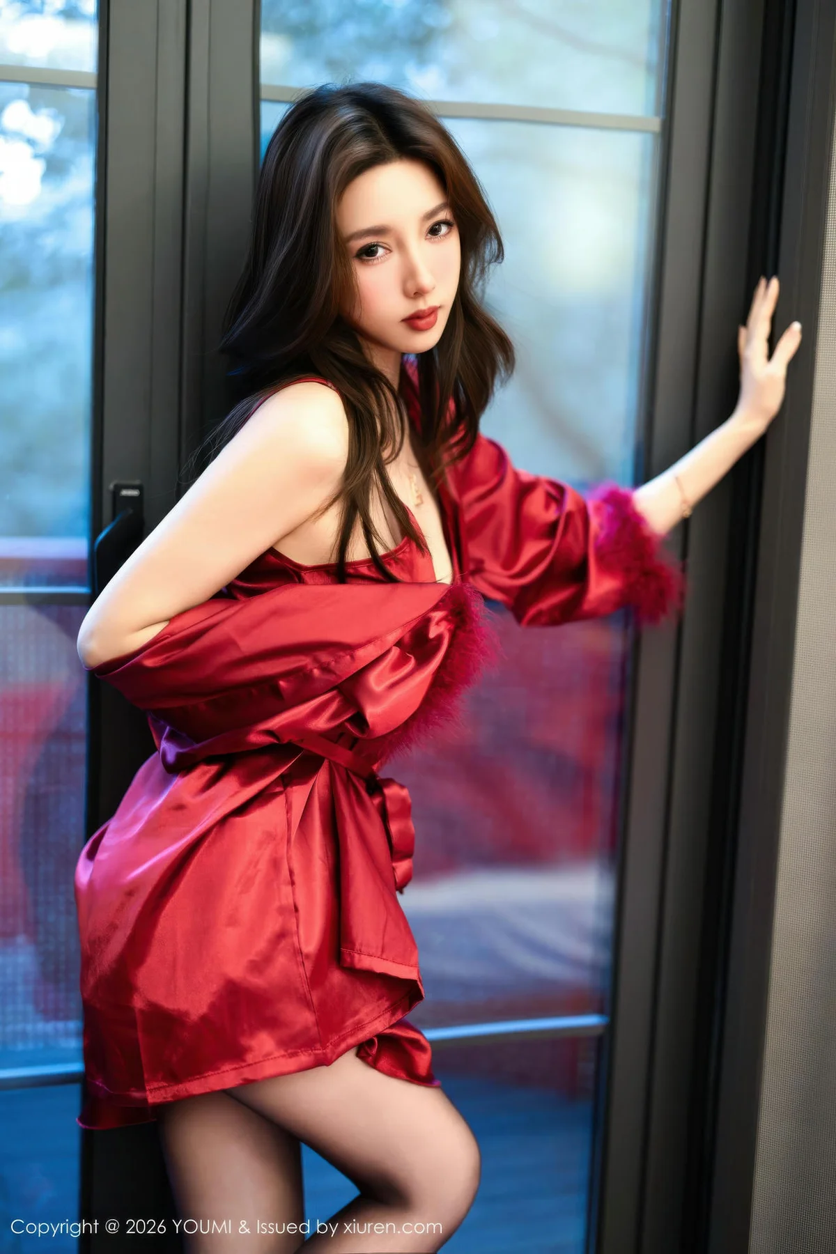 YOUMI 尤蜜荟 Vol.1198 Twins桃桃 红稠睡衣新婚喜事 - 18