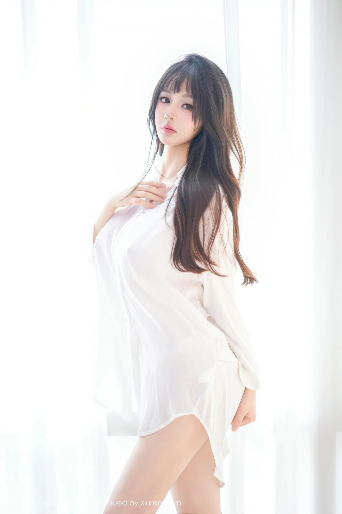 YOUMI 尤蜜荟 Vol.1199 沈南汐RuRu 白色衬衫情趣内衣 - 11