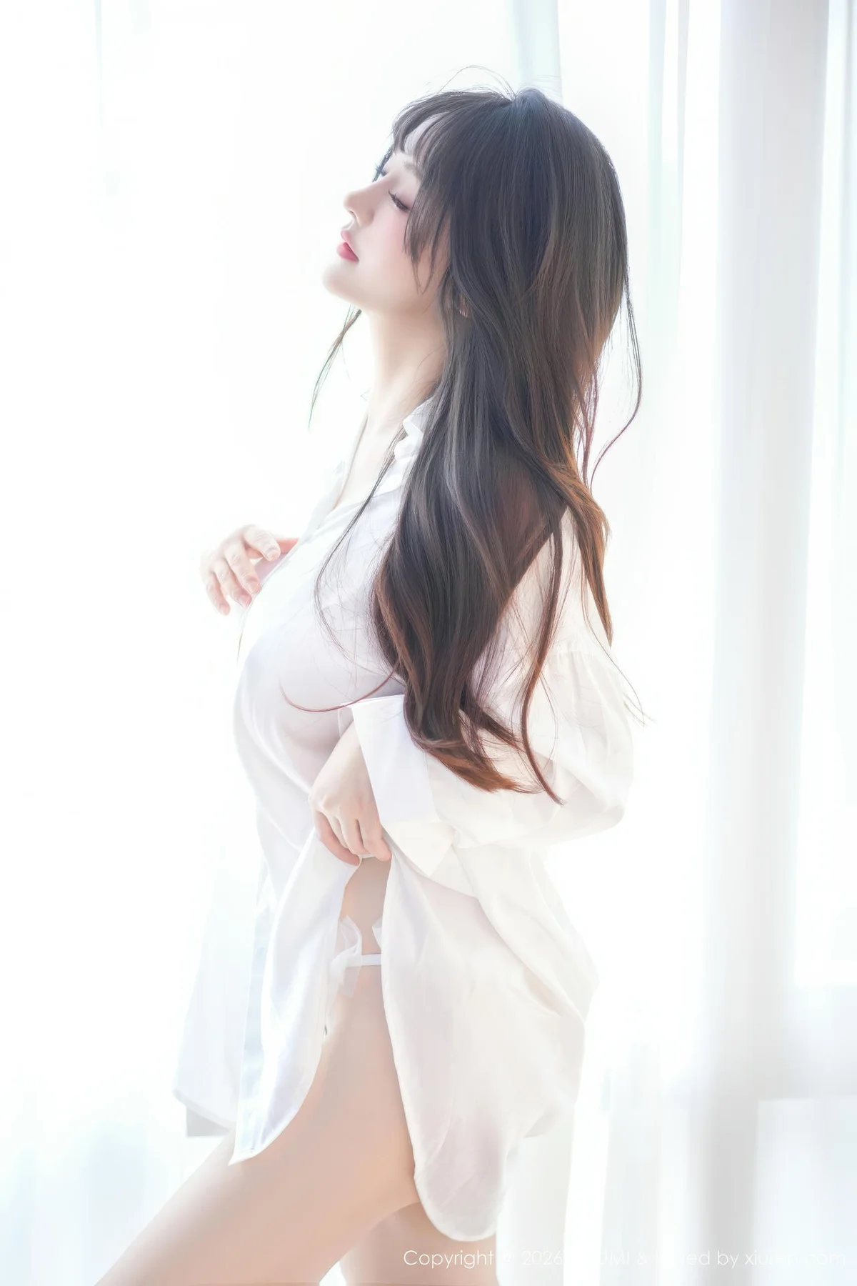 YOUMI 尤蜜荟 Vol.1199 沈南汐RuRu 白色衬衫情趣内衣 - 13