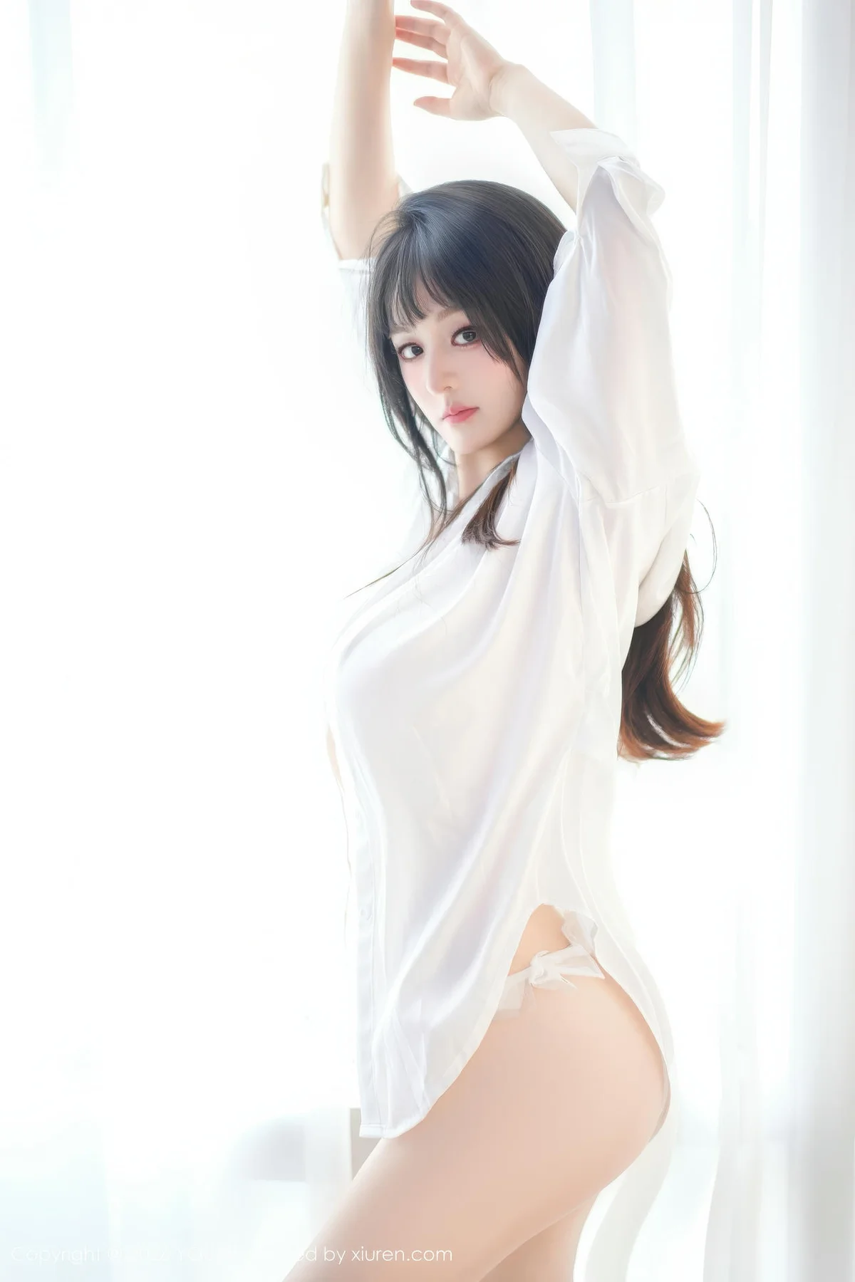 YOUMI 尤蜜荟 Vol.1199 沈南汐RuRu 白色衬衫情趣内衣 - 14
