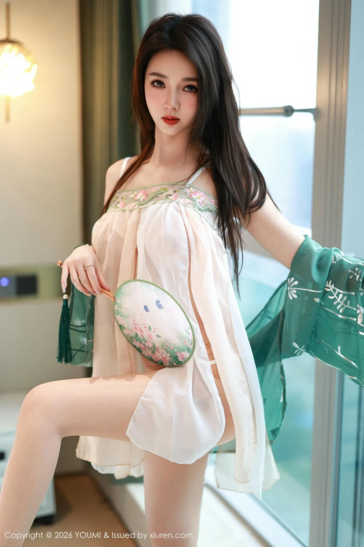 YOUMI 尤蜜荟 Vol.1200 twins天夭 古风服饰透视 - 20