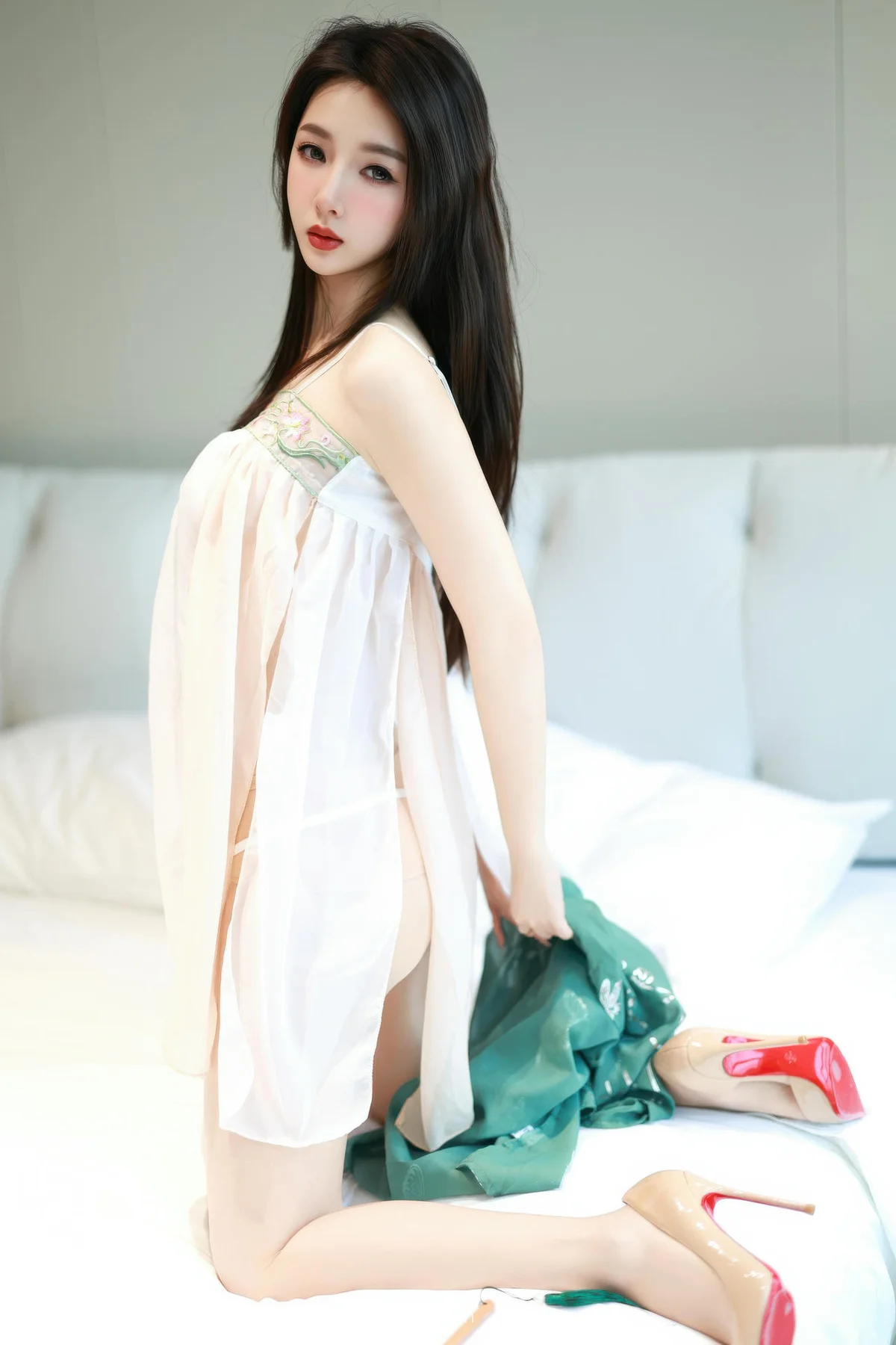YOUMI 尤蜜荟 Vol.1200 twins天夭 古风服饰透视 - 28
