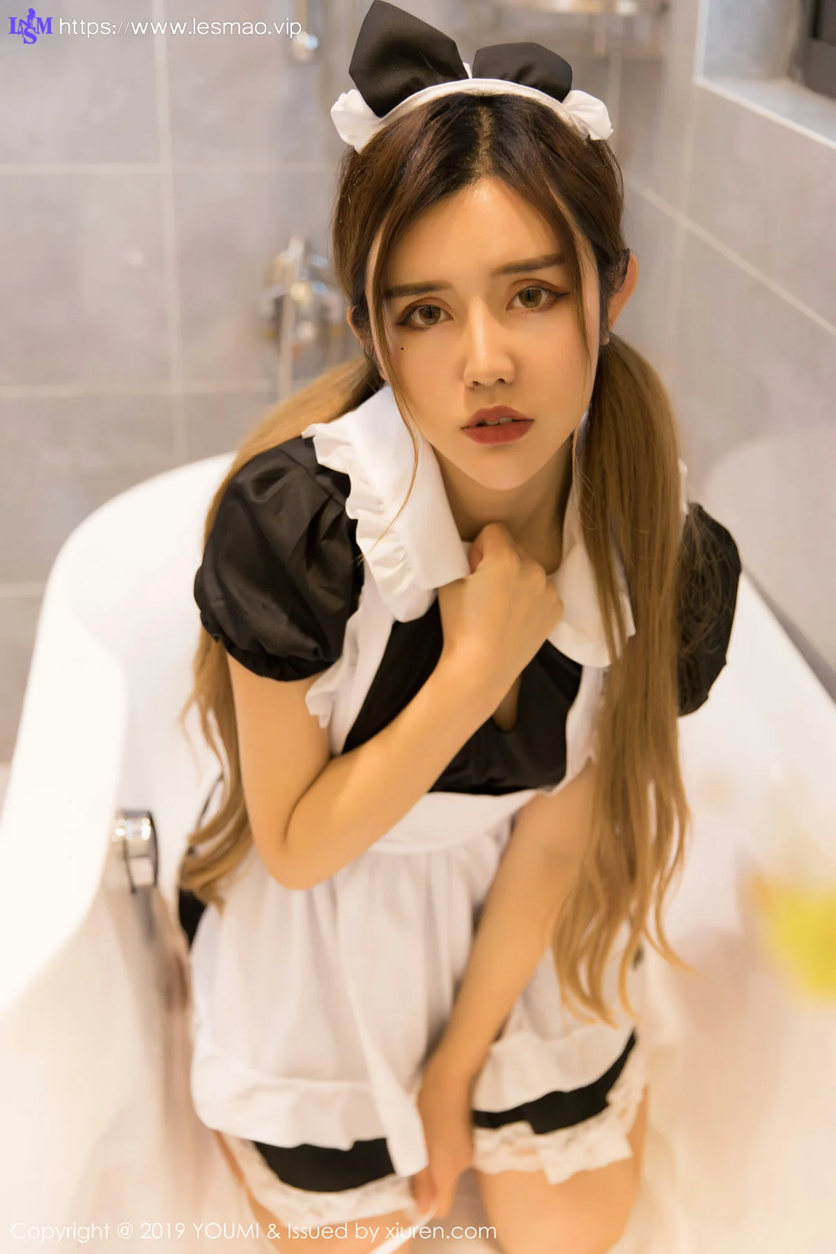 YOUMI 尤蜜荟 Vol.283 卓娅祺 性感女仆制服 - 45