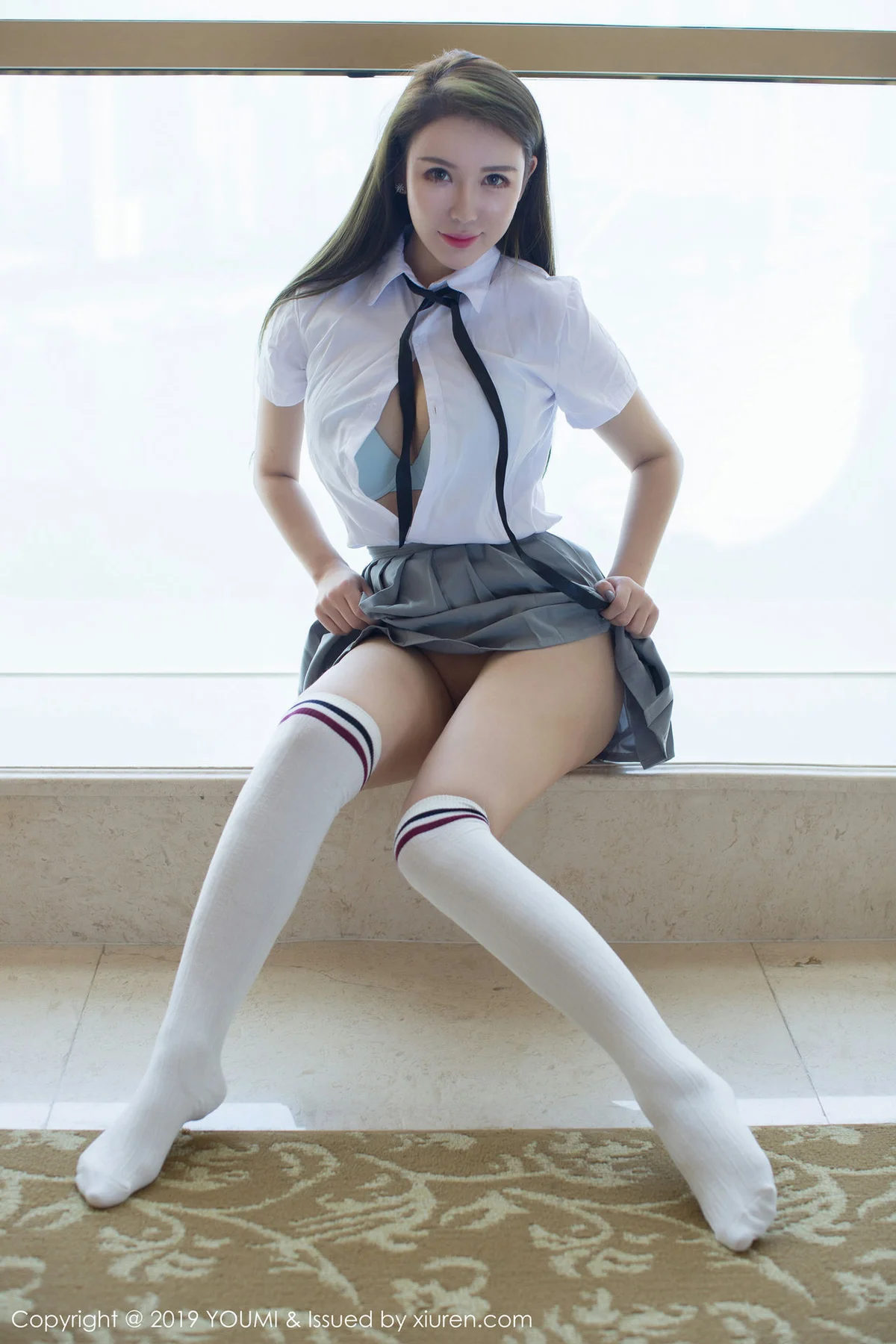 YOUMI 尤蜜荟 Vol.296 尤妮丝 制服诱惑 - 21