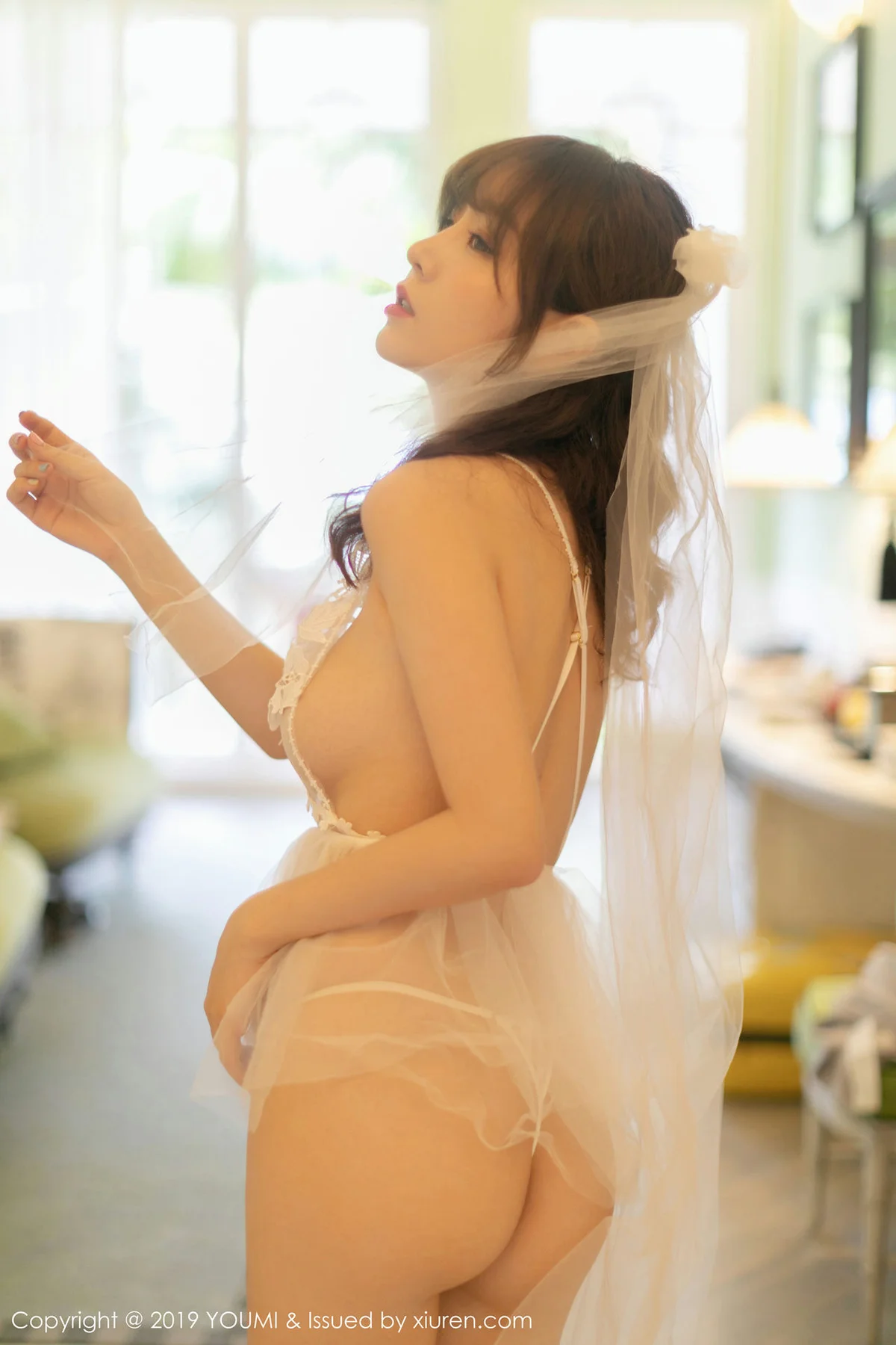 YOUMI 尤蜜荟 Vol.333 王雨纯透视薄纱私房写真 - 37