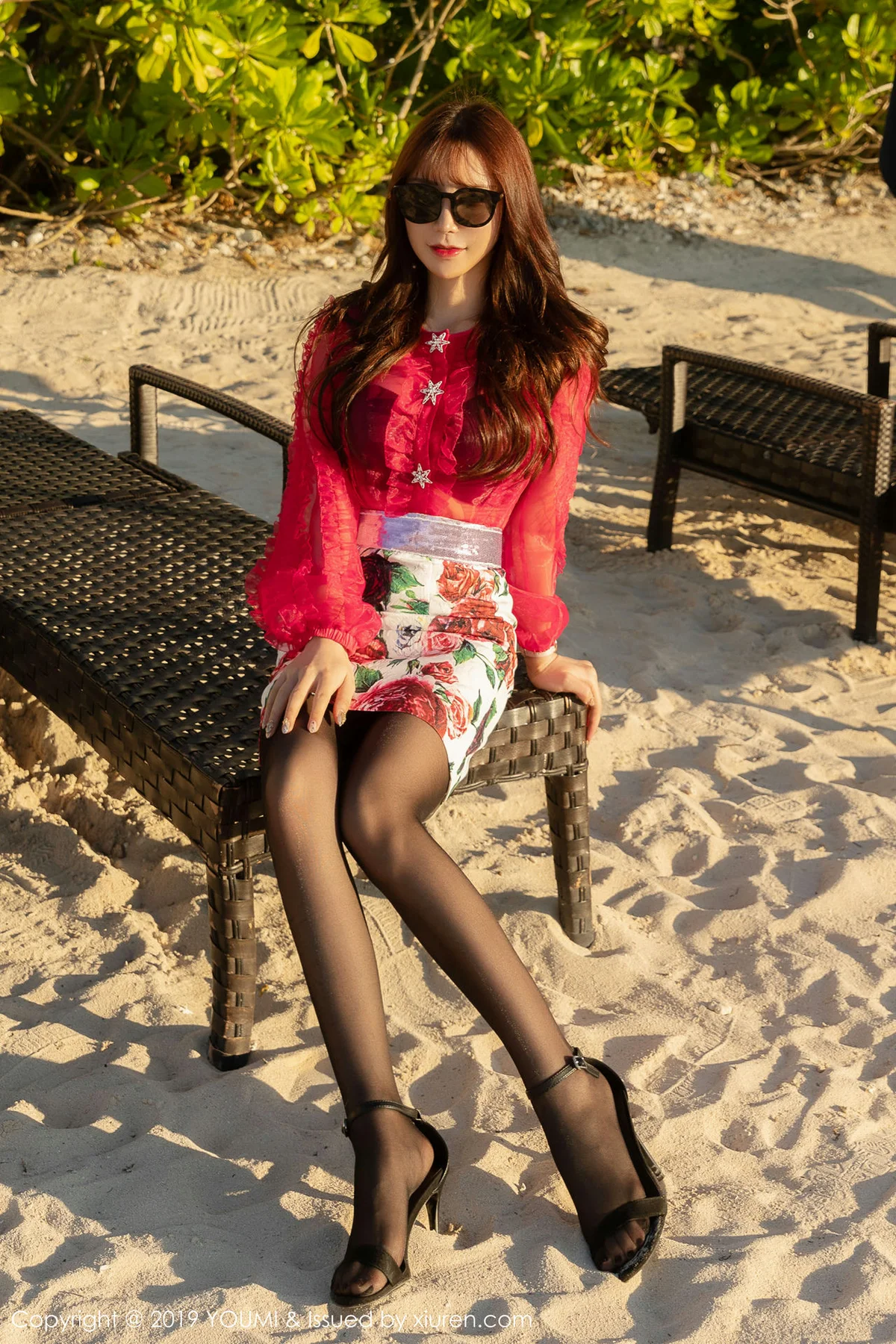 YOUMI 尤蜜荟 Vol.335 周于希Sandy蕾丝吊袜写真 - 51
