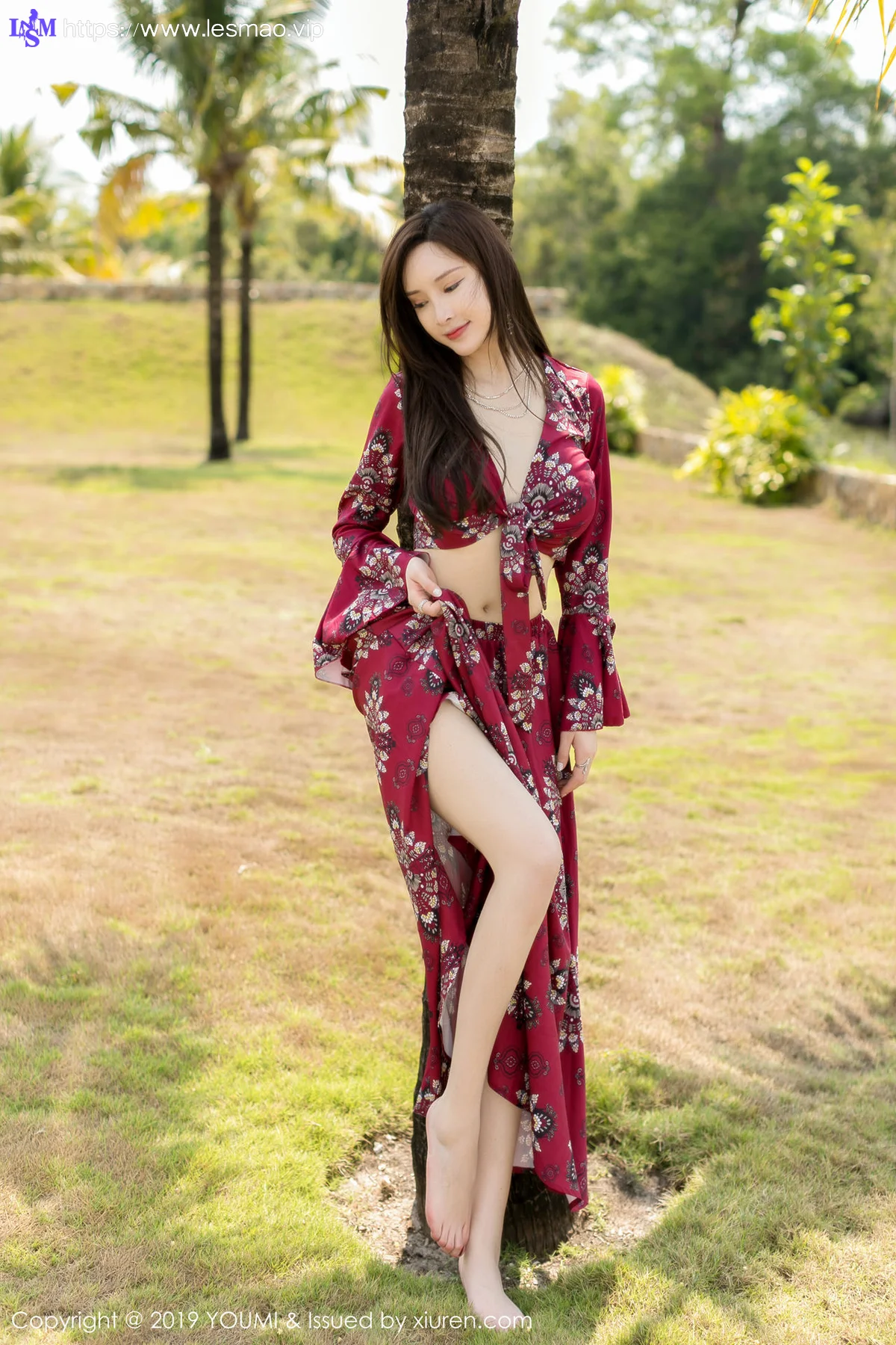 YOUMI 尤蜜荟 Vol.383 户外真空美女写真 奶瓶土肥圆矮挫丑.... - 40