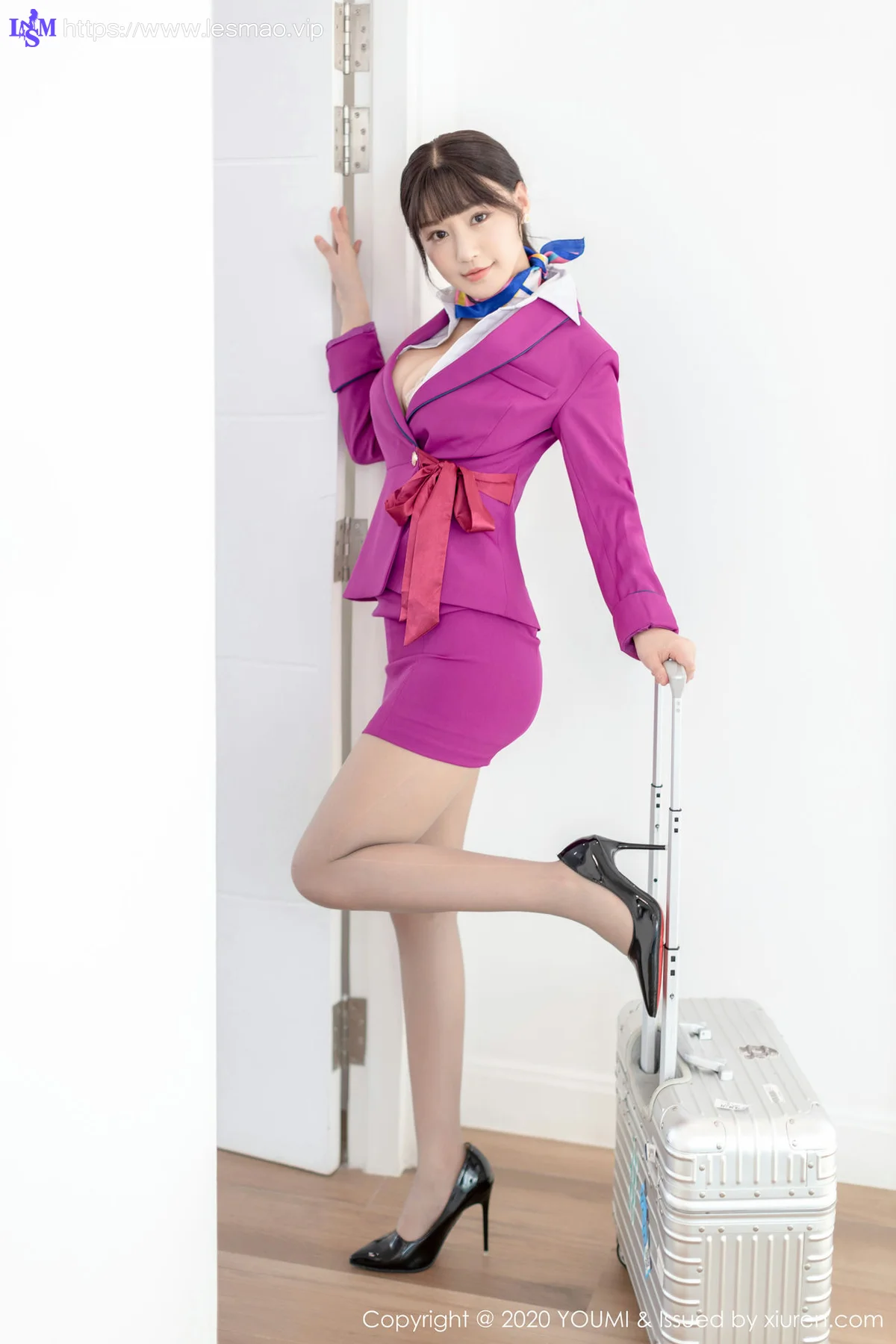 YOUMI 尤蜜荟 Vol.398 空乘绳子捆绑+室外故事剧情主题 朱可儿... - 12