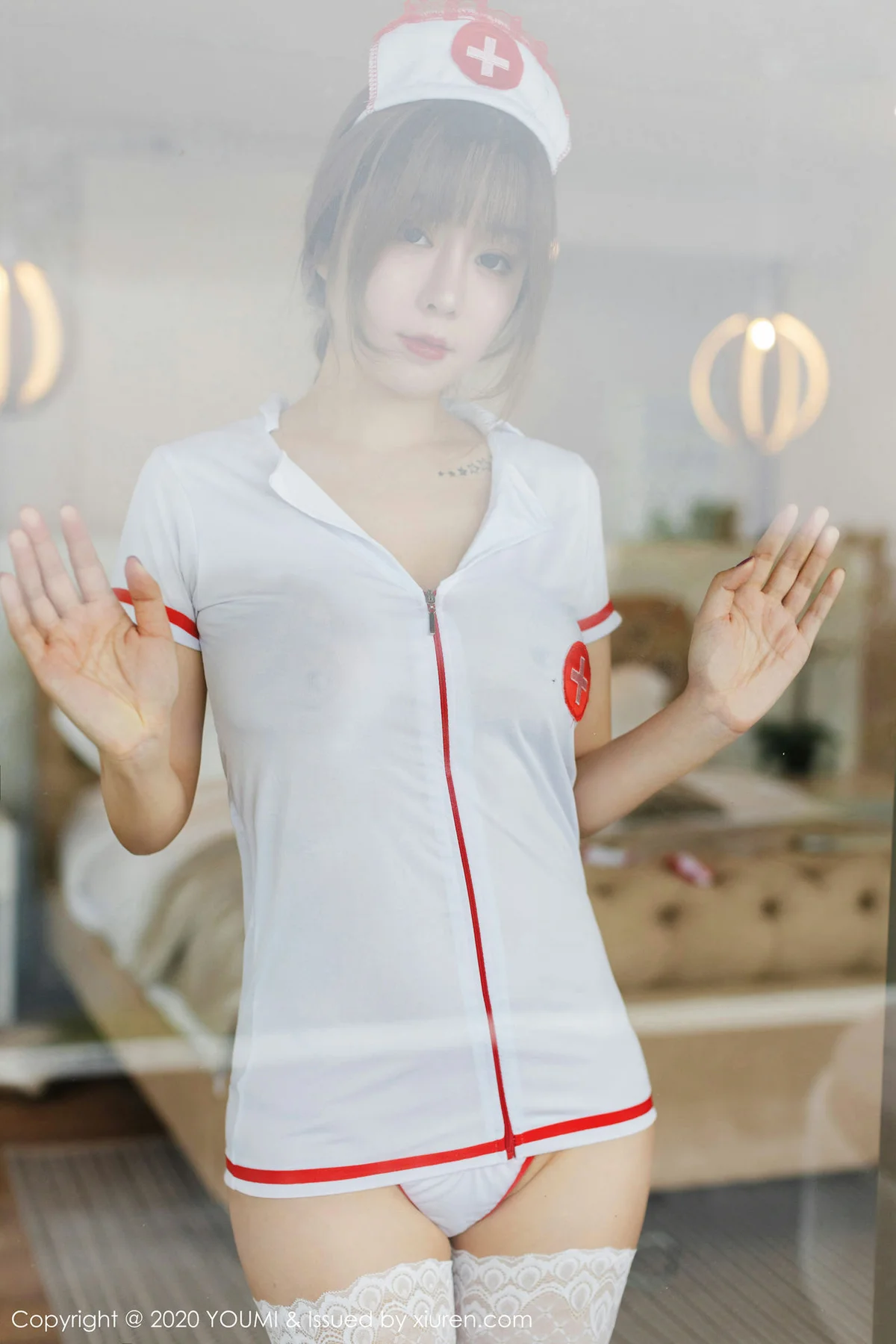 YOUMI 尤蜜荟 Vol.403 王雨纯 护士制服写真 - 38