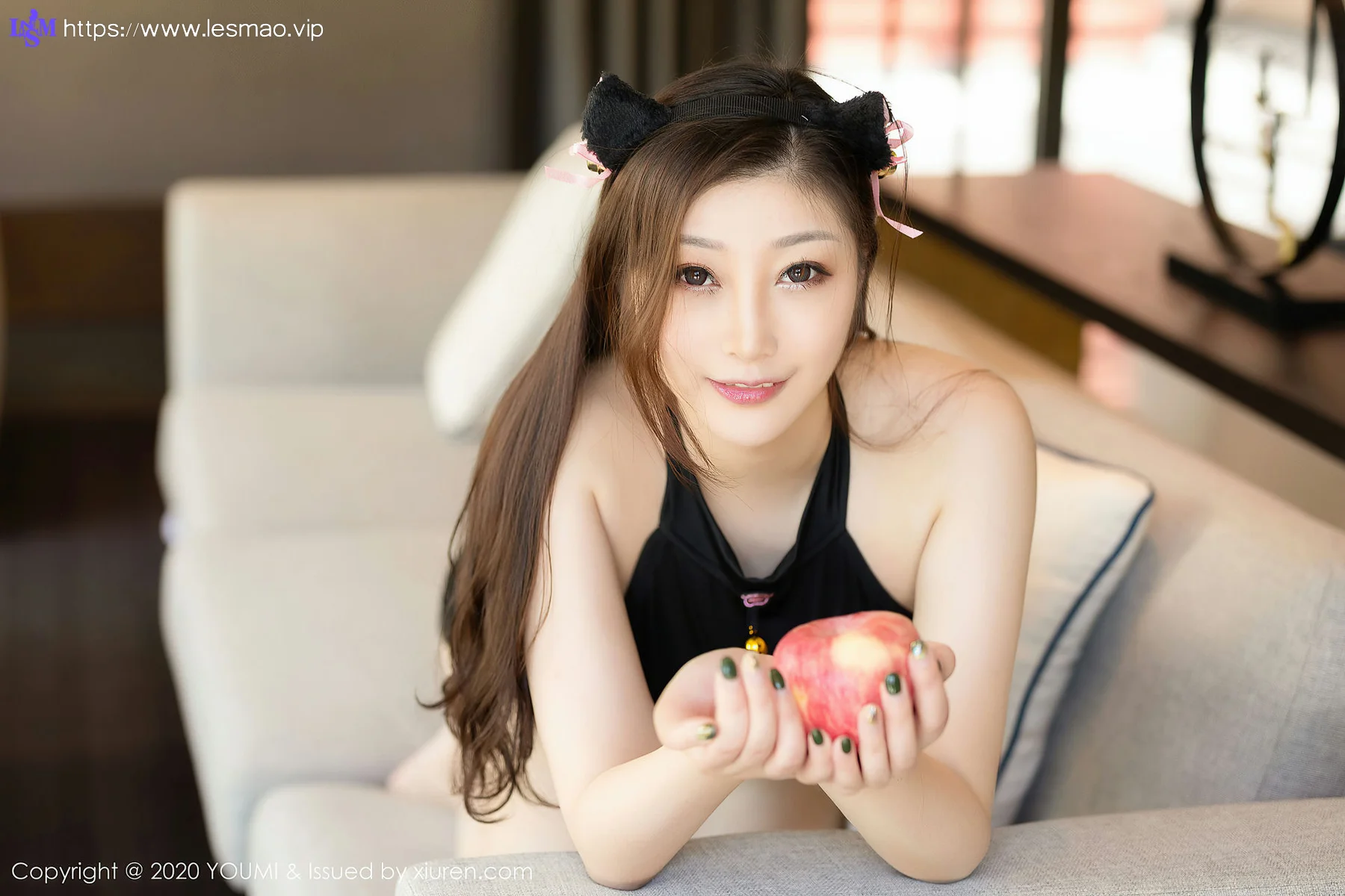 YOUMI 尤蜜荟 Vol.494 制服女仆 妲己_toxic 性感小猫咪三亚旅拍 - 29