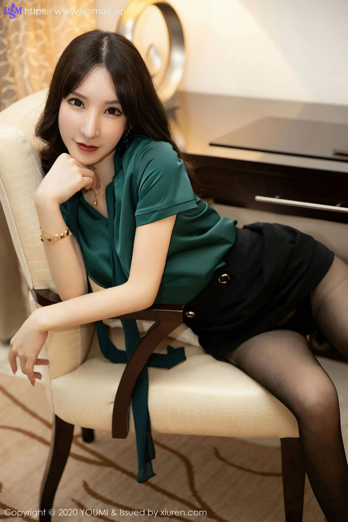 YOUMI 尤蜜荟 Vol.519 秘书ol魅惑黑丝 周于希sandy - 17
