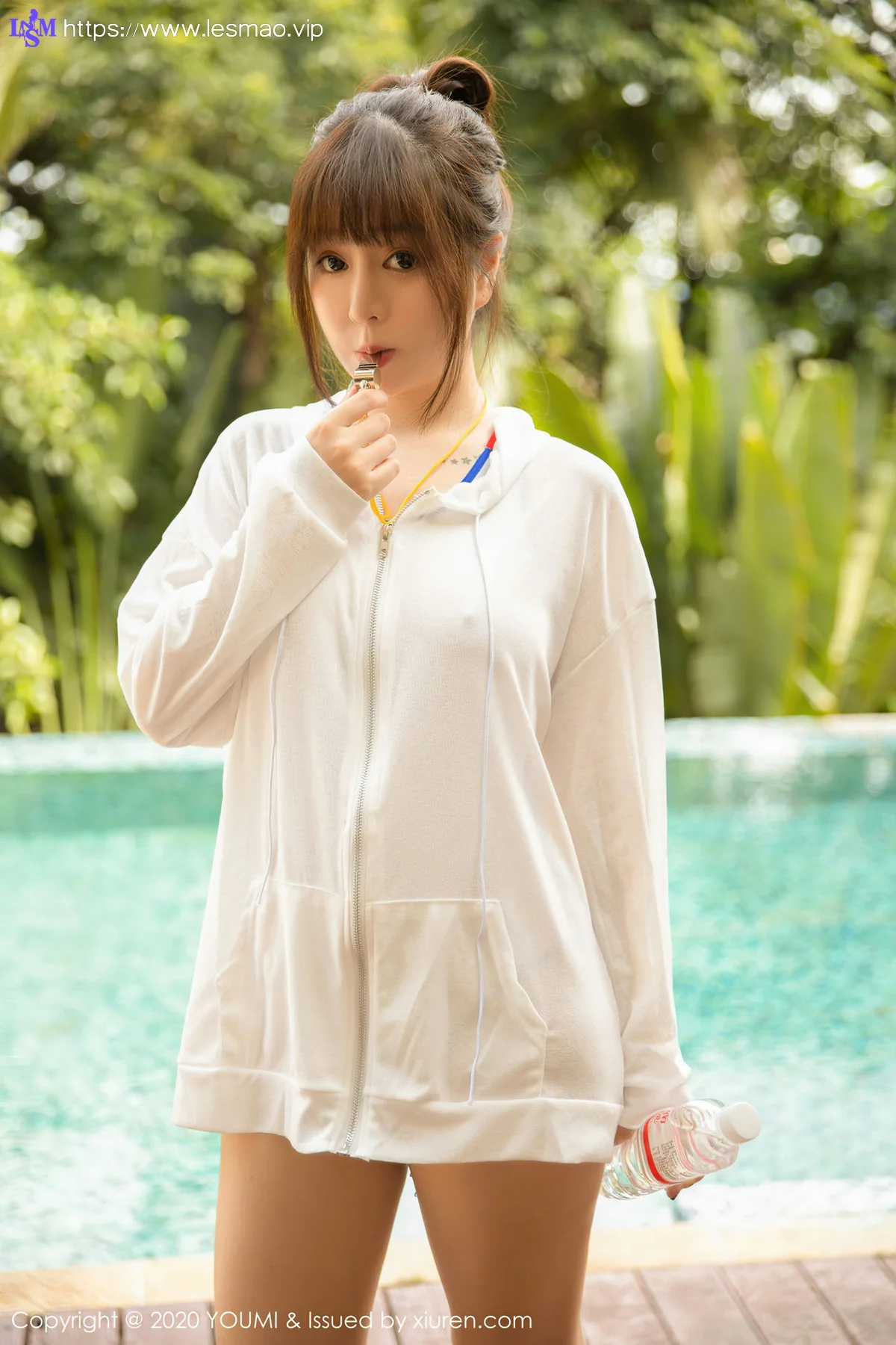 YOUMI 尤蜜荟 Vol.529 诱惑泳池教练比基尼湿身 王雨纯 - 50
