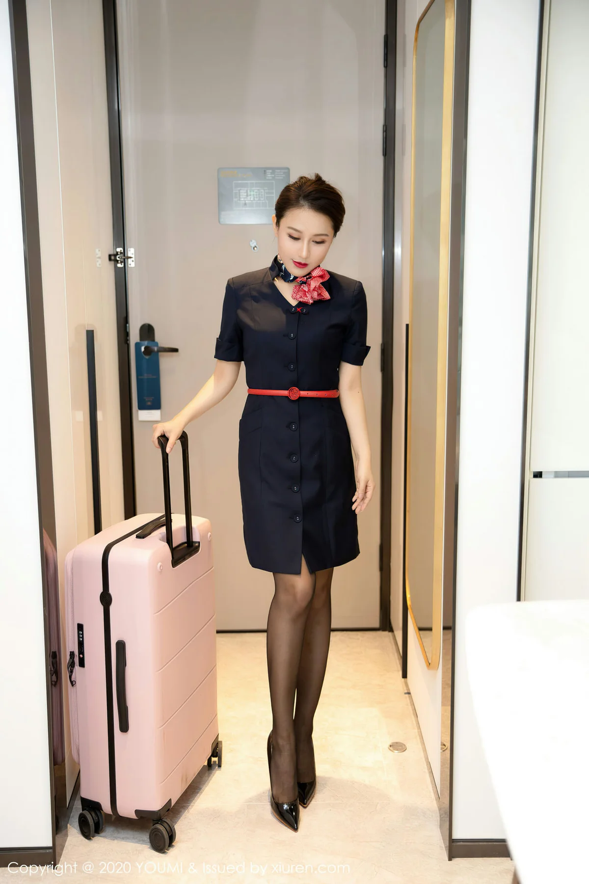 YOUMI 尤蜜荟 Vol.536 徐安安 制服空姐 - 34