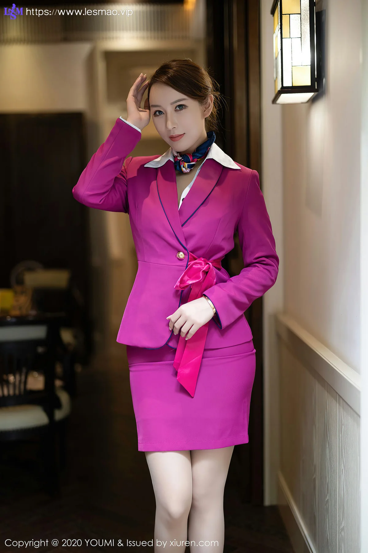 YOUMI 尤蜜荟 Vol.564 空姐制服 尤妮丝 - 11